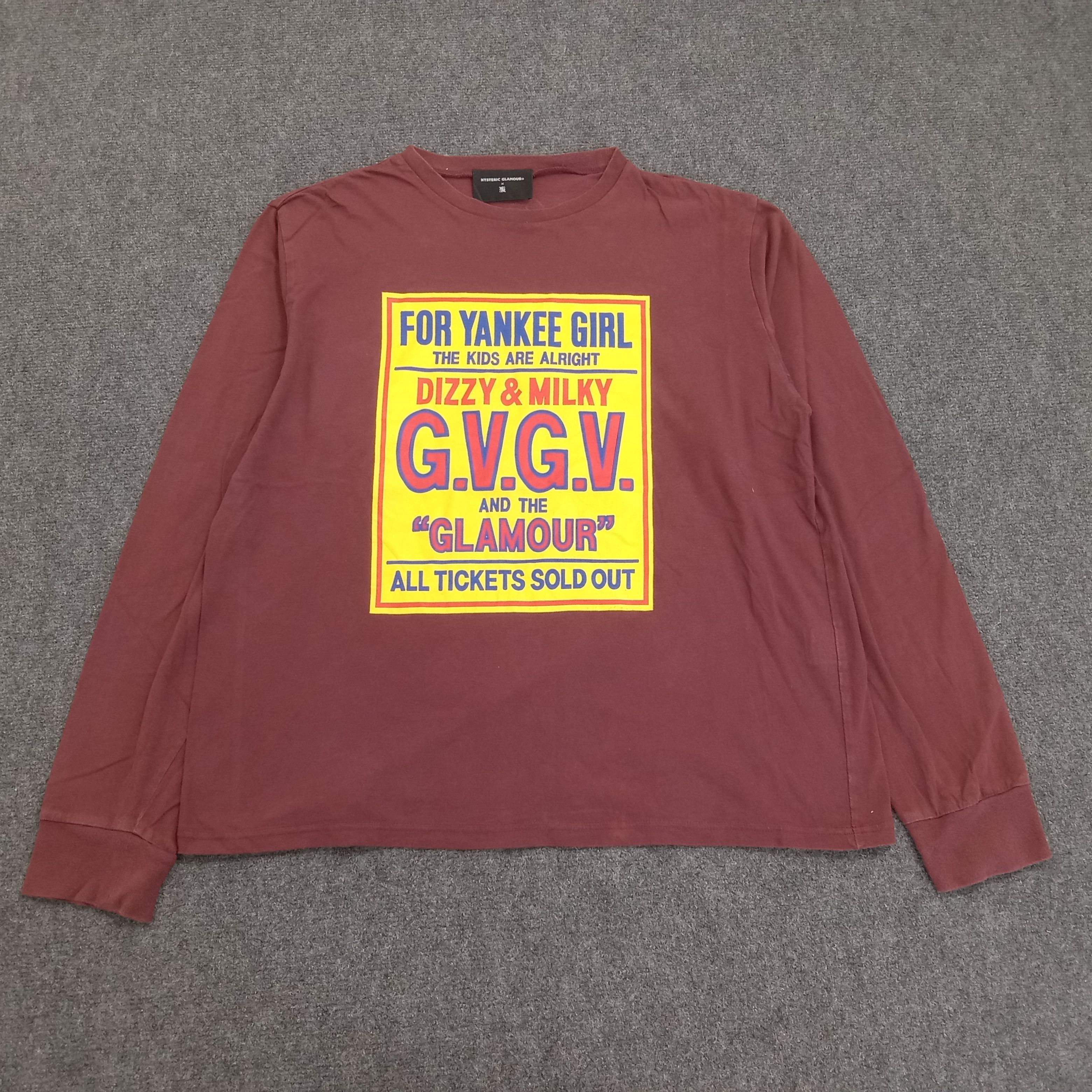 Hysteric Glamour Hysteric Glamour Japanese Brand X G.V.G.V Vintage T-Shirt Size US XL / EU 56 / 4 - 1 Thumbnail
