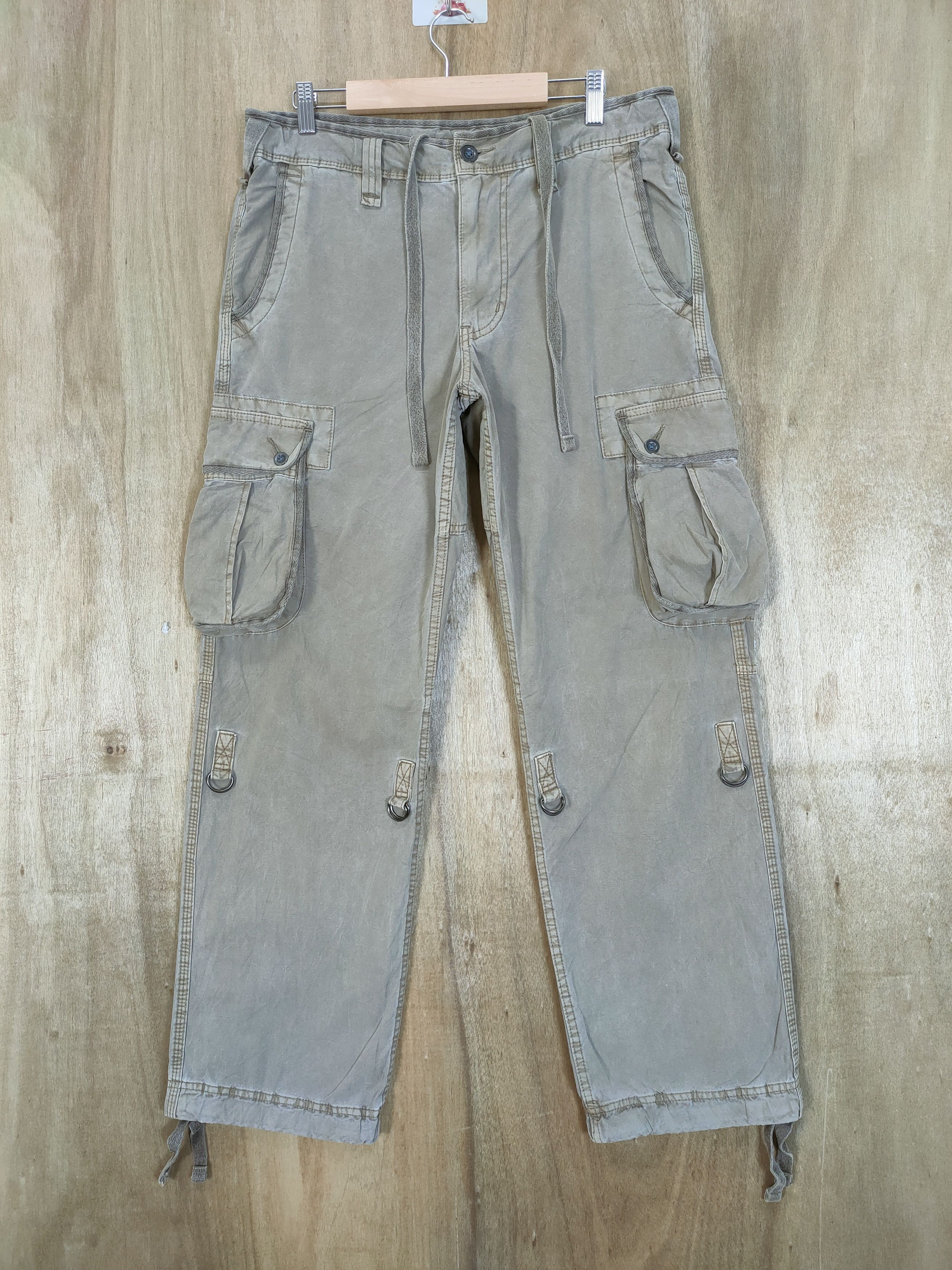 Japanese Brand JAPANESE BRAND FADED VINTAGE CARGO PANTS Size US 34 / EU 50 - 1 Thumbnail