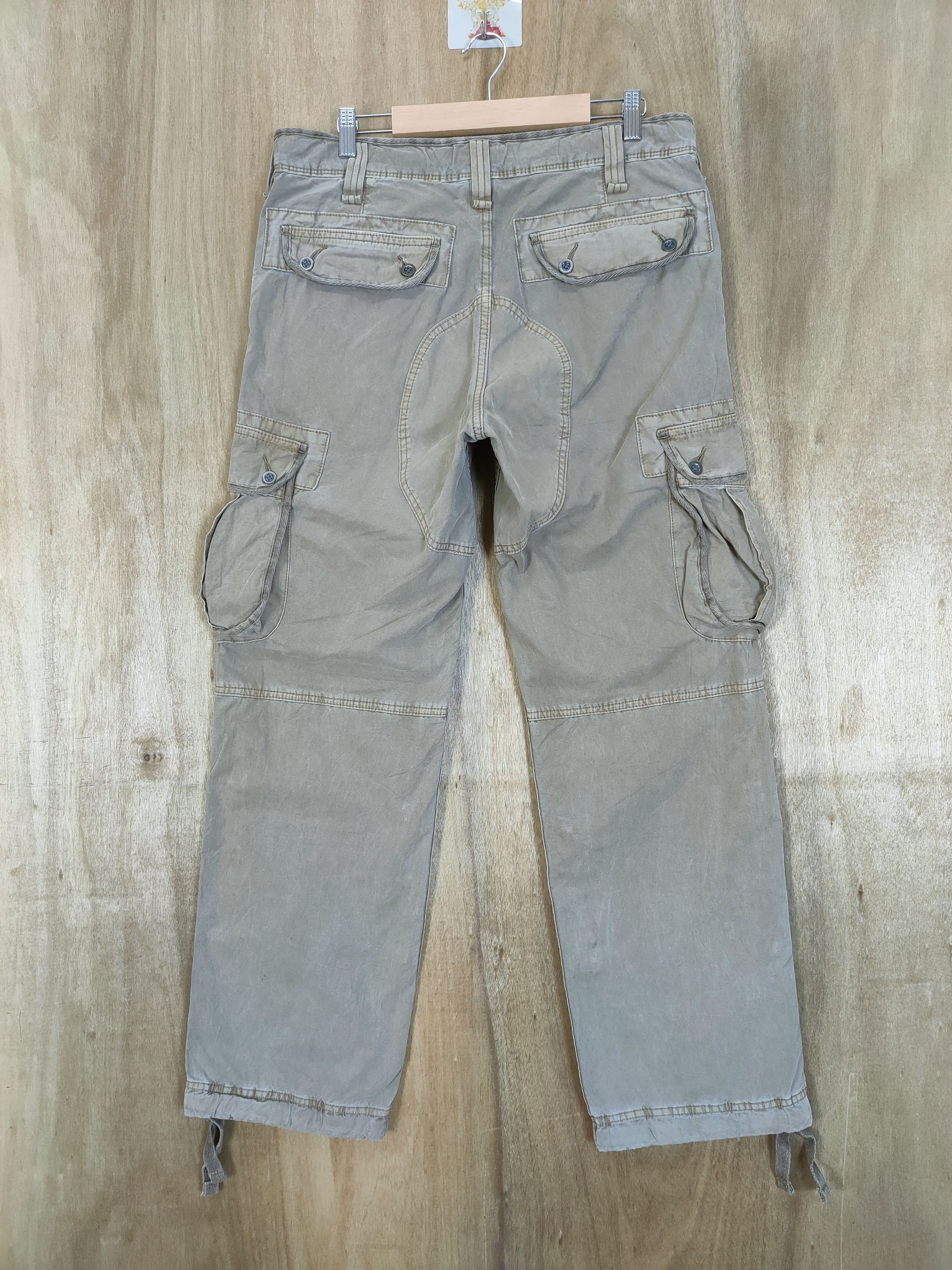 Japanese Brand JAPANESE BRAND FADED VINTAGE CARGO PANTS Size US 34 / EU 50 - 6 Thumbnail