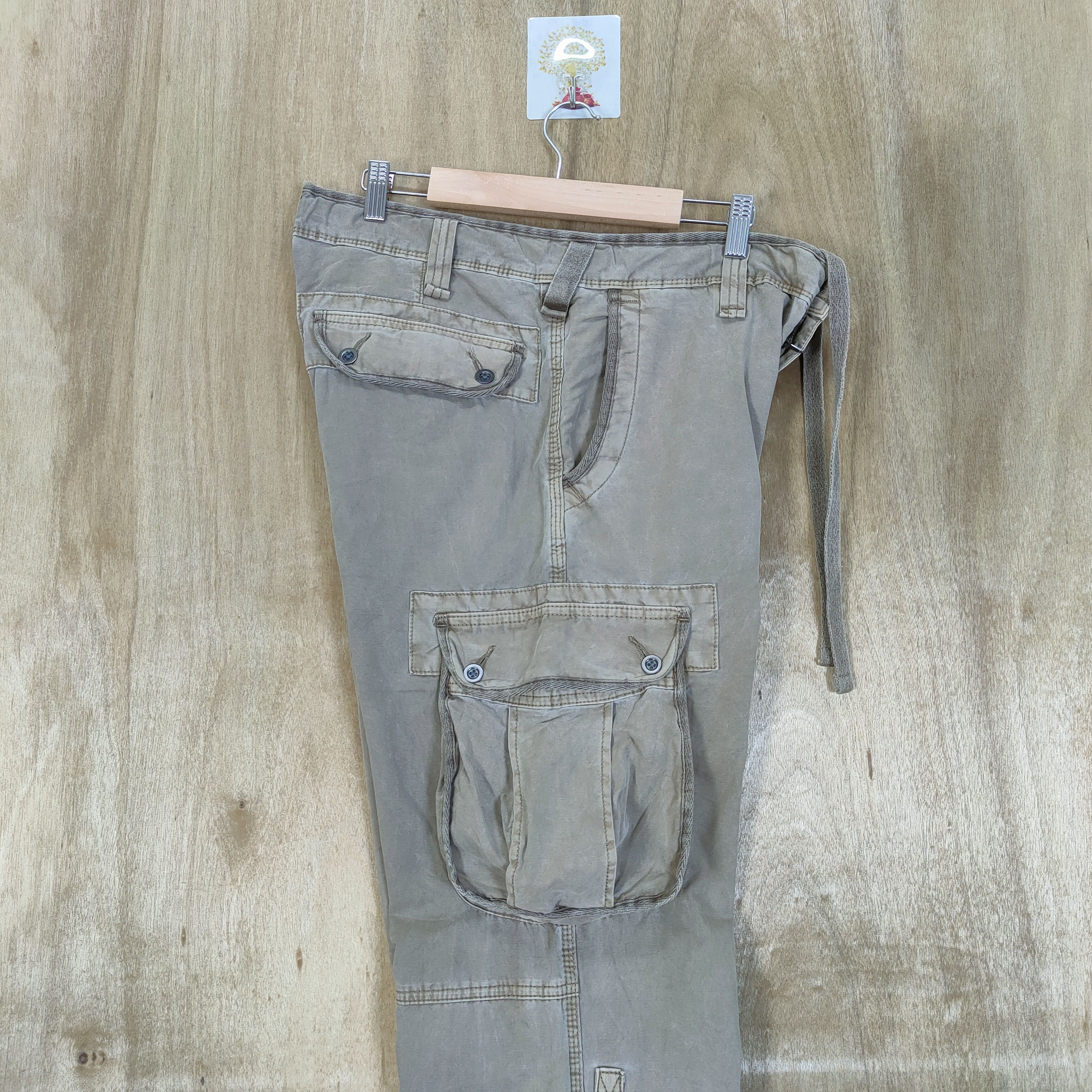 Japanese Brand JAPANESE BRAND FADED VINTAGE CARGO PANTS Size US 34 / EU 50 - 10 Thumbnail