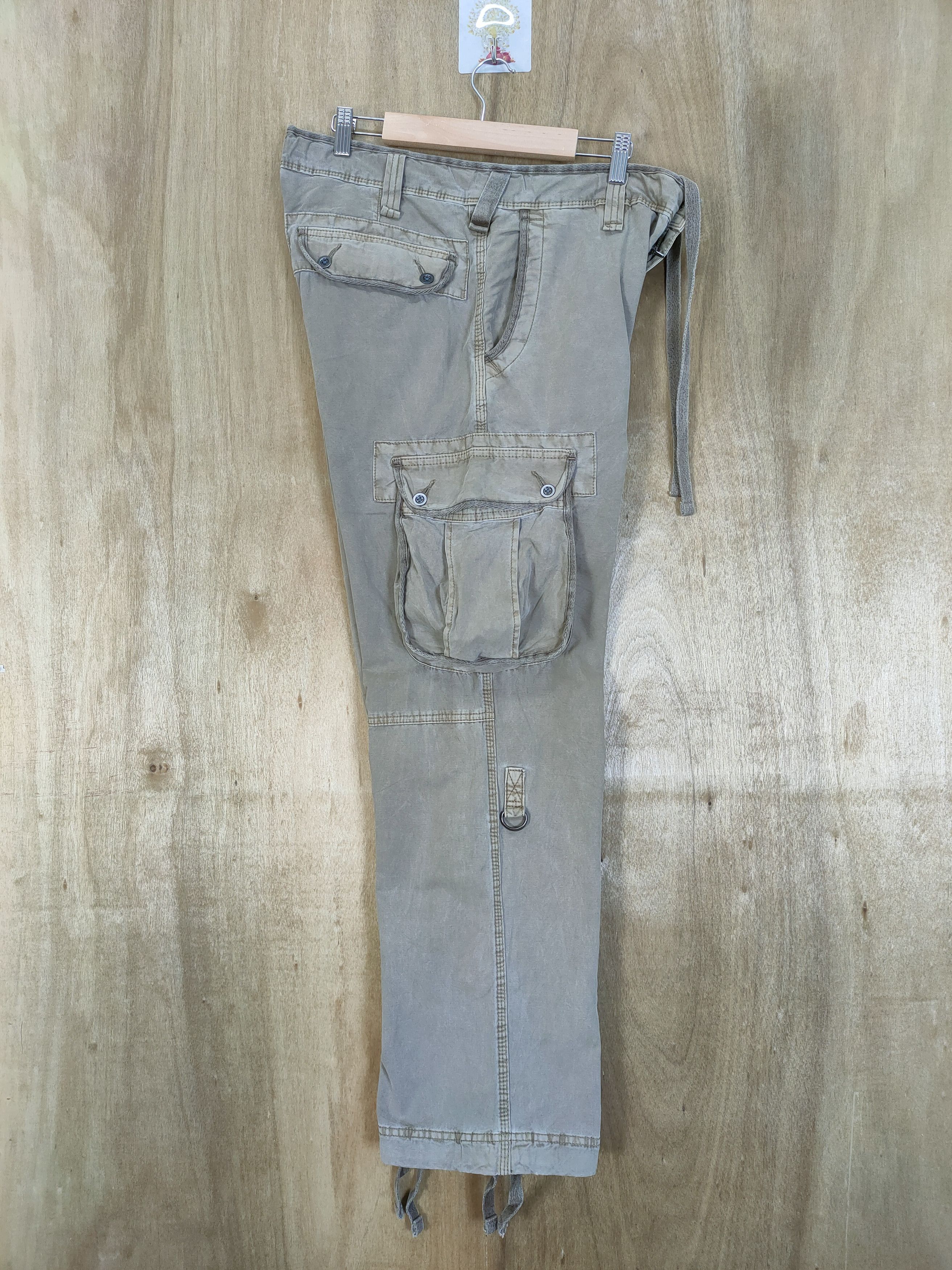 Japanese Brand JAPANESE BRAND FADED VINTAGE CARGO PANTS Size US 34 / EU 50 - 7 Thumbnail