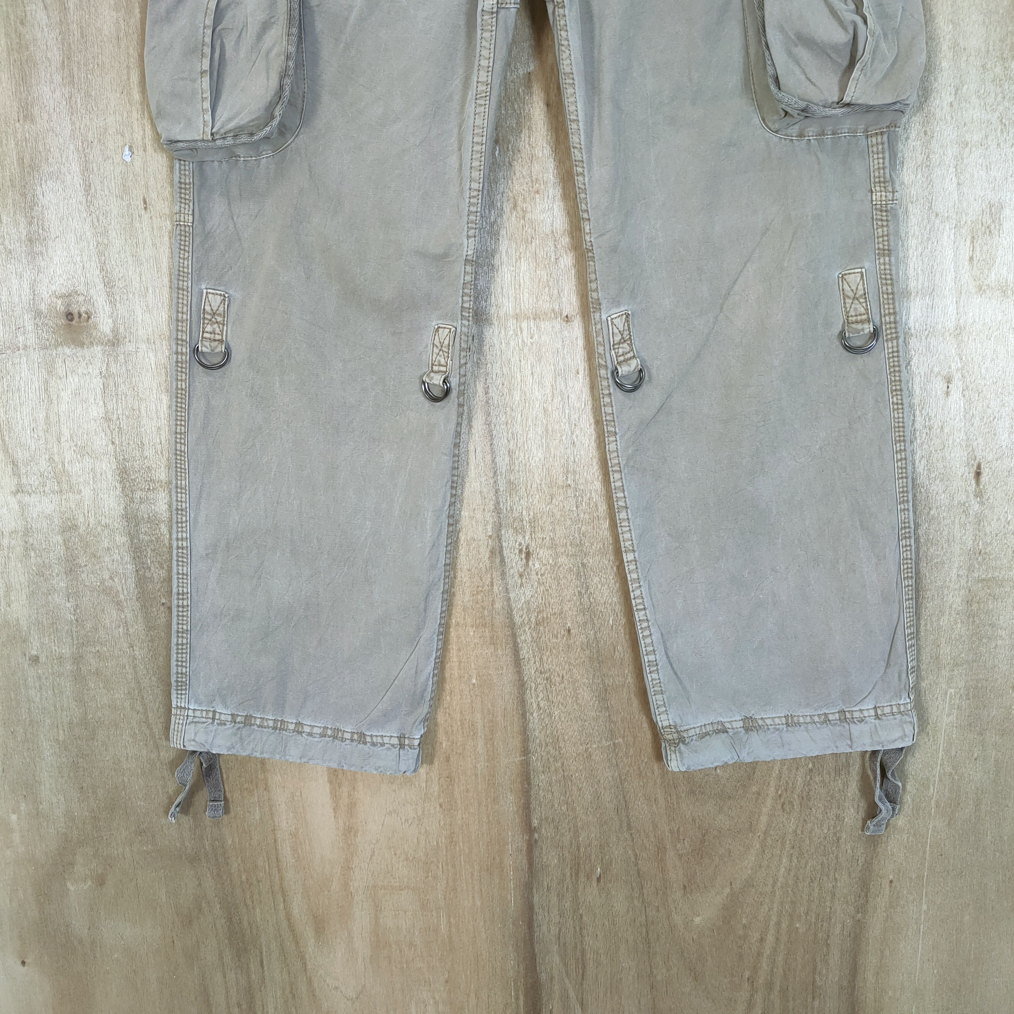 Japanese Brand JAPANESE BRAND FADED VINTAGE CARGO PANTS Size US 34 / EU 50 - 3 Thumbnail