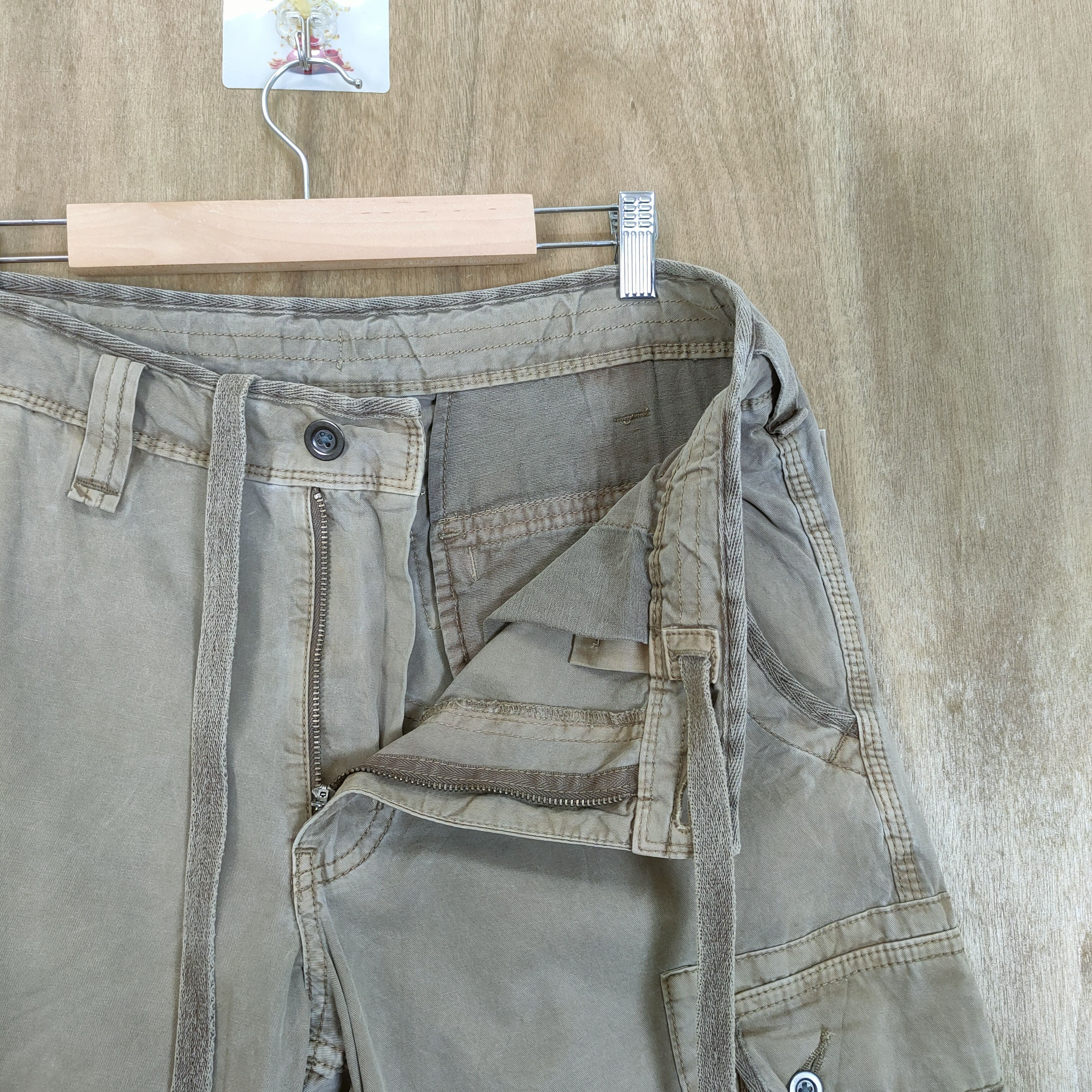 Japanese Brand JAPANESE BRAND FADED VINTAGE CARGO PANTS Size US 34 / EU 50 - 5 Thumbnail