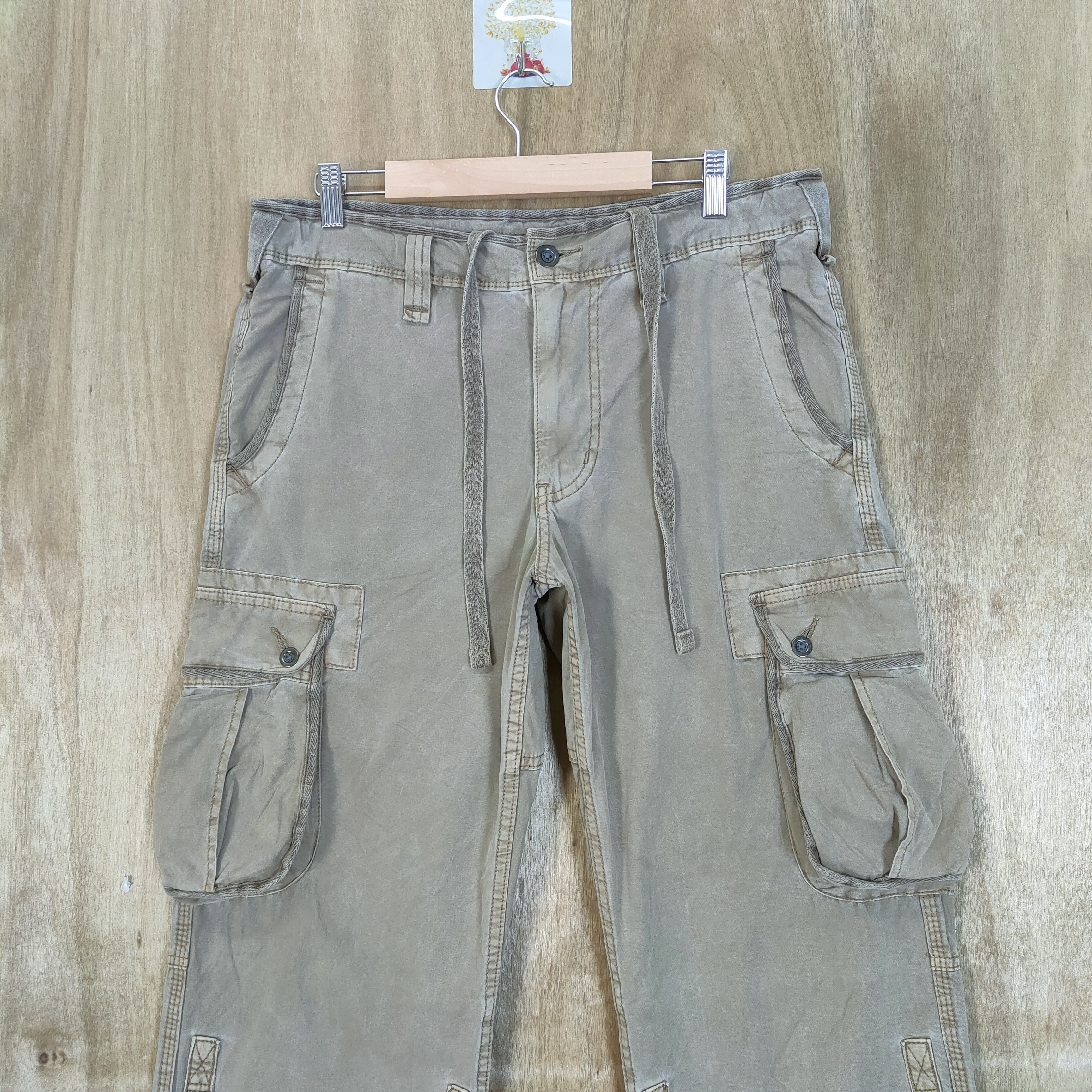 Japanese Brand JAPANESE BRAND FADED VINTAGE CARGO PANTS Size US 34 / EU 50 - 2 Thumbnail