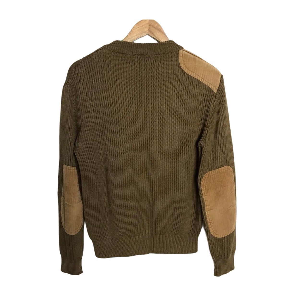 Japanese Brand × Vintage Vintage princetone knit curdoroy patchwork crewneck Size US M / EU 48-50 / 2 - 2 Thumbnail