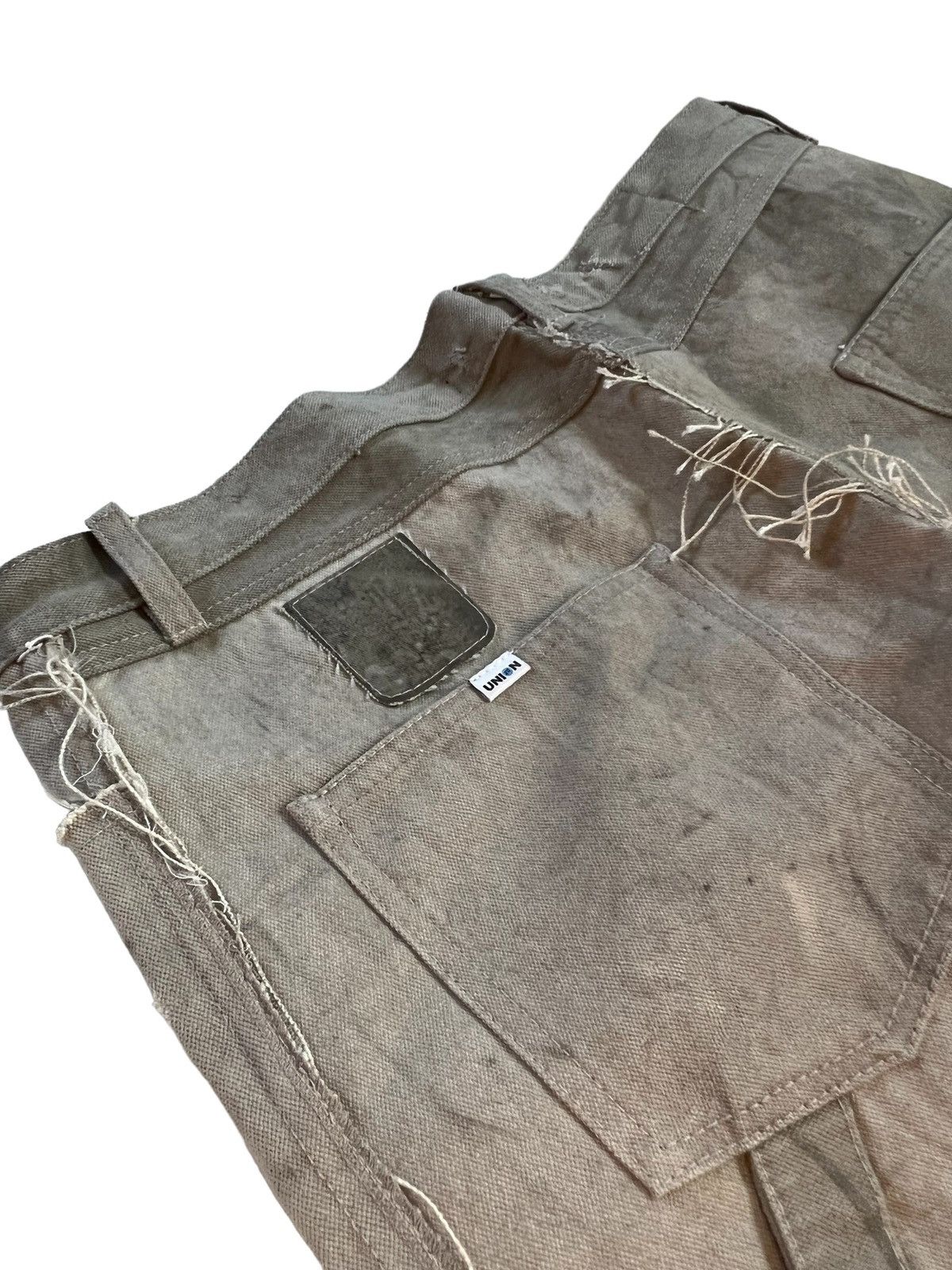 RRR-123 x Union Upcycled Mailbag Carpenter Pants | Grailed
