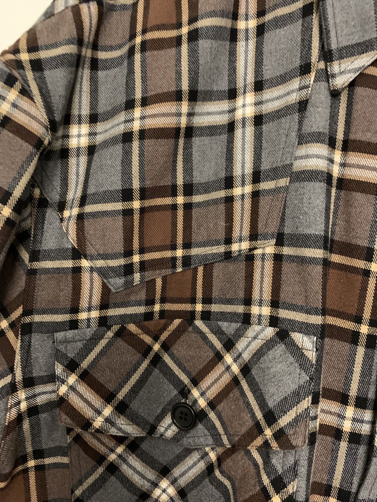Dries Van Noten Oversize check shirt Size US L / EU 52-54 / 3 - 4 Thumbnail