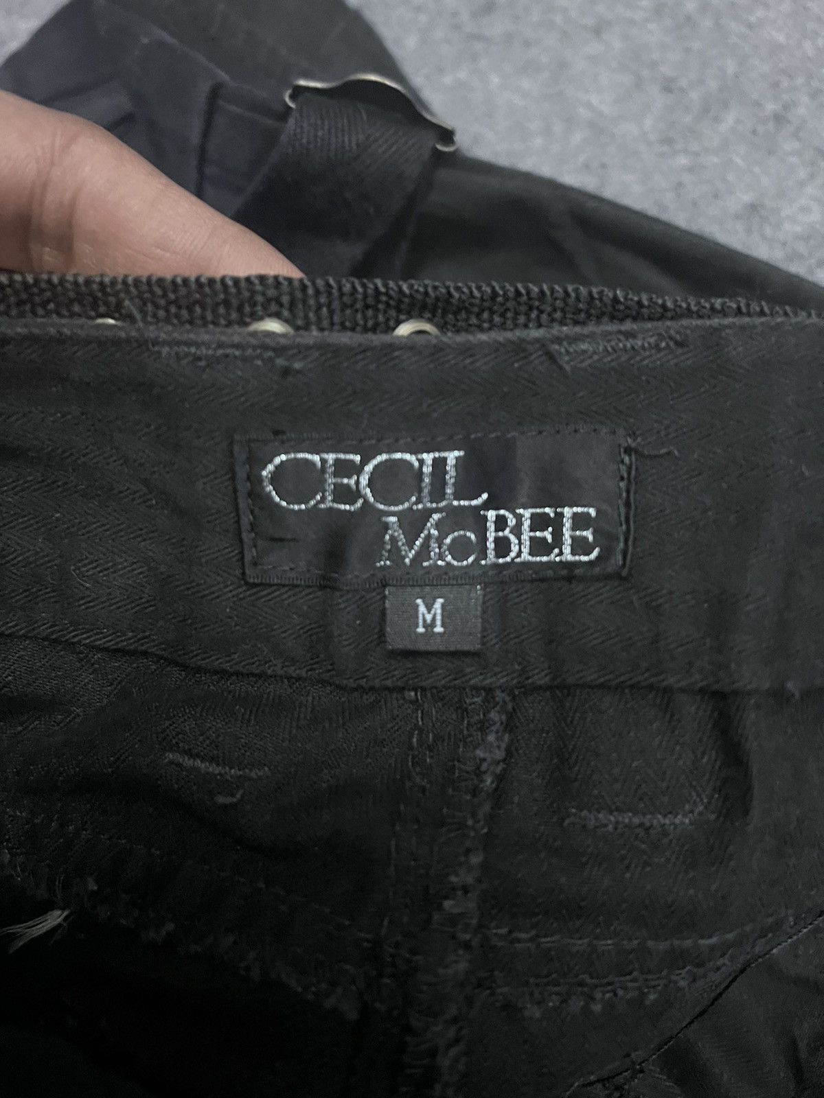 Japanese Brand TACTICAL💥CECIL McBEE CARGO BOUNDAGE PARACHUTE COTTON PANT Size US 29 - 9 Thumbnail