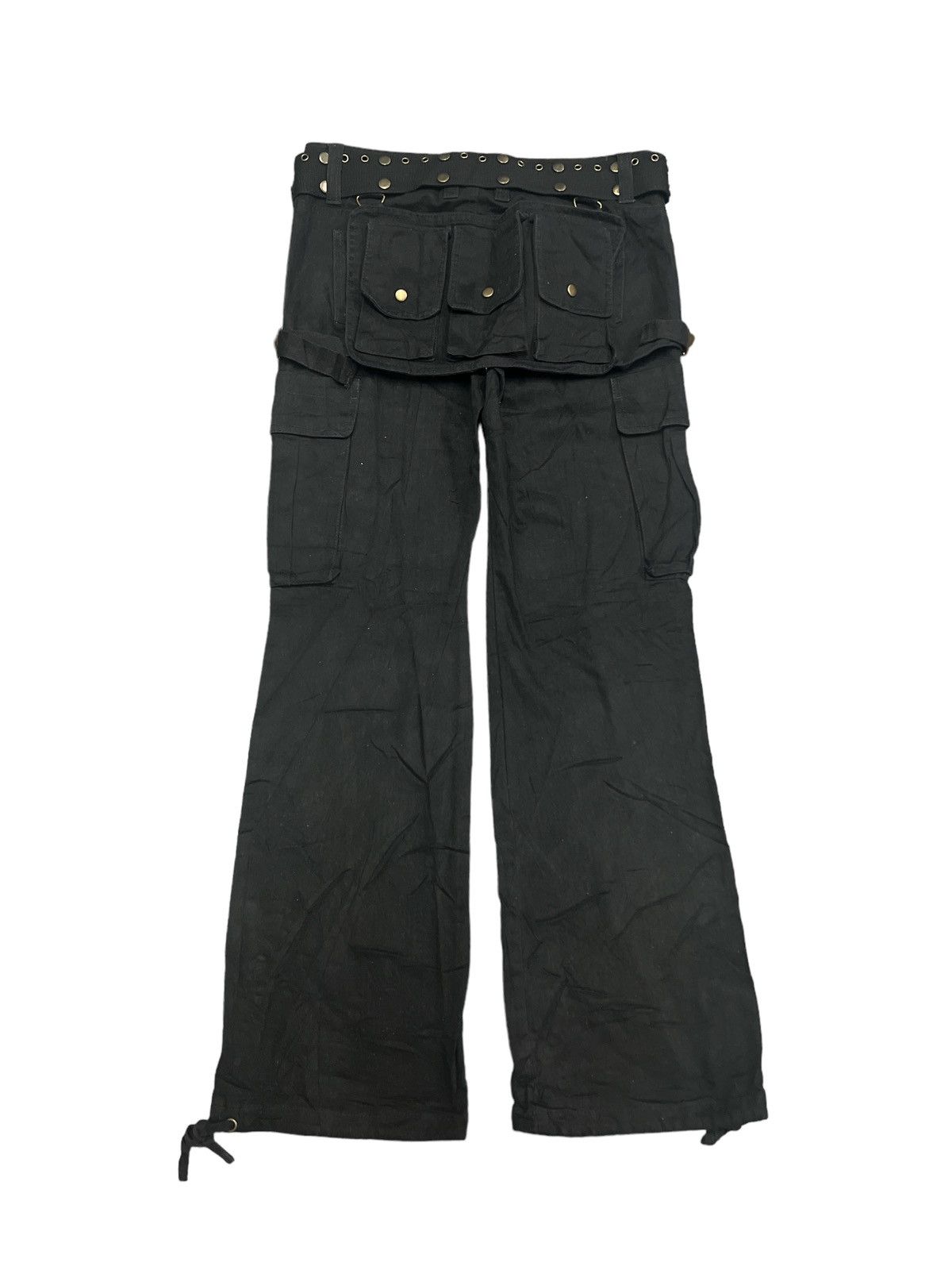 Japanese Brand TACTICAL💥CECIL McBEE CARGO BOUNDAGE PARACHUTE COTTON PANT Size US 29 - 6 Thumbnail
