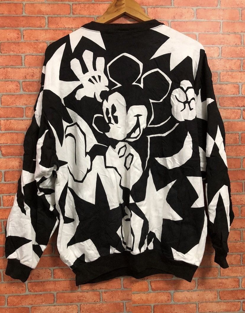Mickey Mouse × Vintage 💥delete today💥Vintage full print Micky Mouse sweatshirt Size US M / EU 48-50 / 2 - 1 Thumbnail