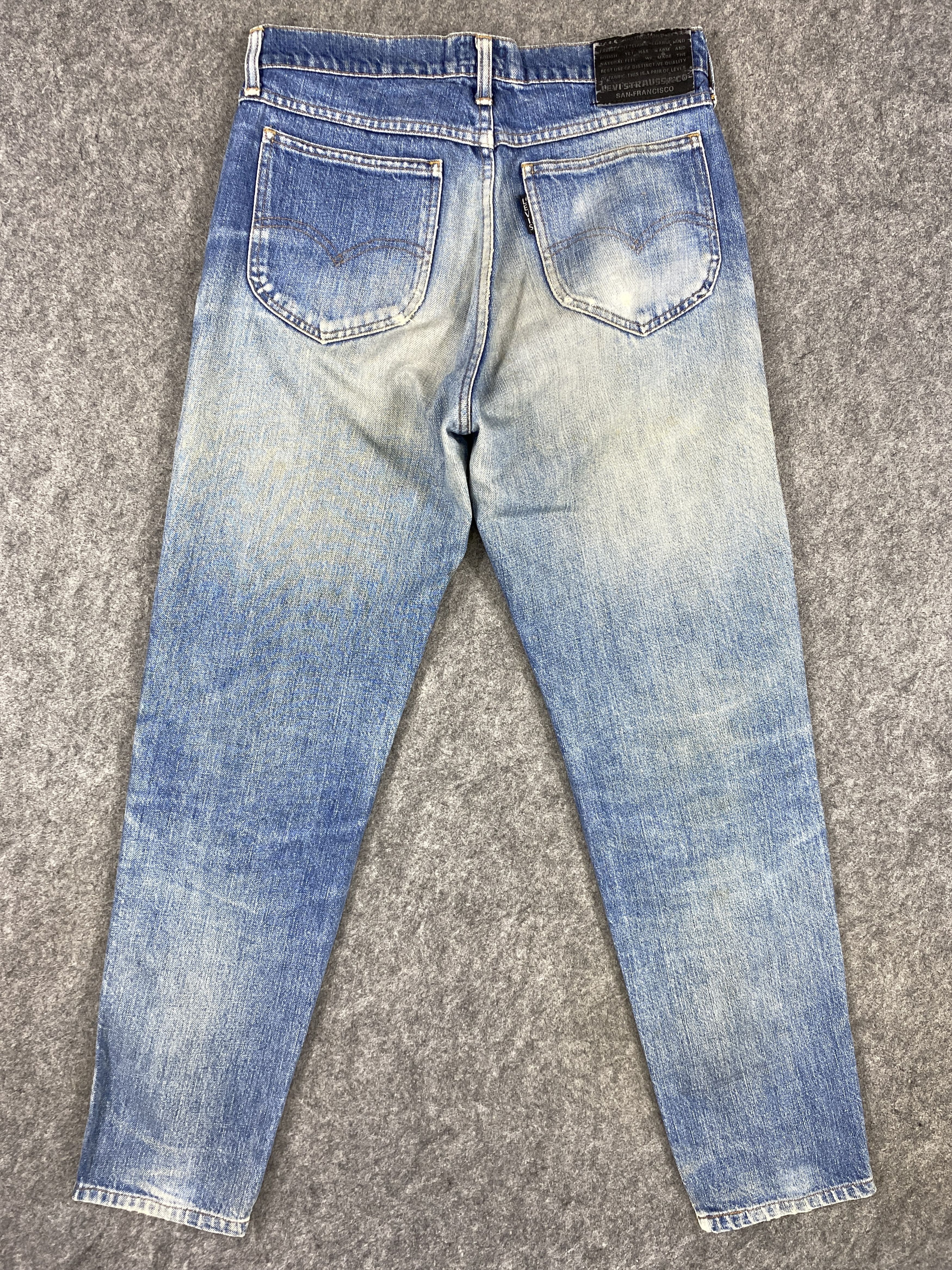 Levi's Distressed Blue Vintage Levi's Jeans 30x29.5 Denim -JN1388 Size US 30 / EU 46 - 2 Thumbnail