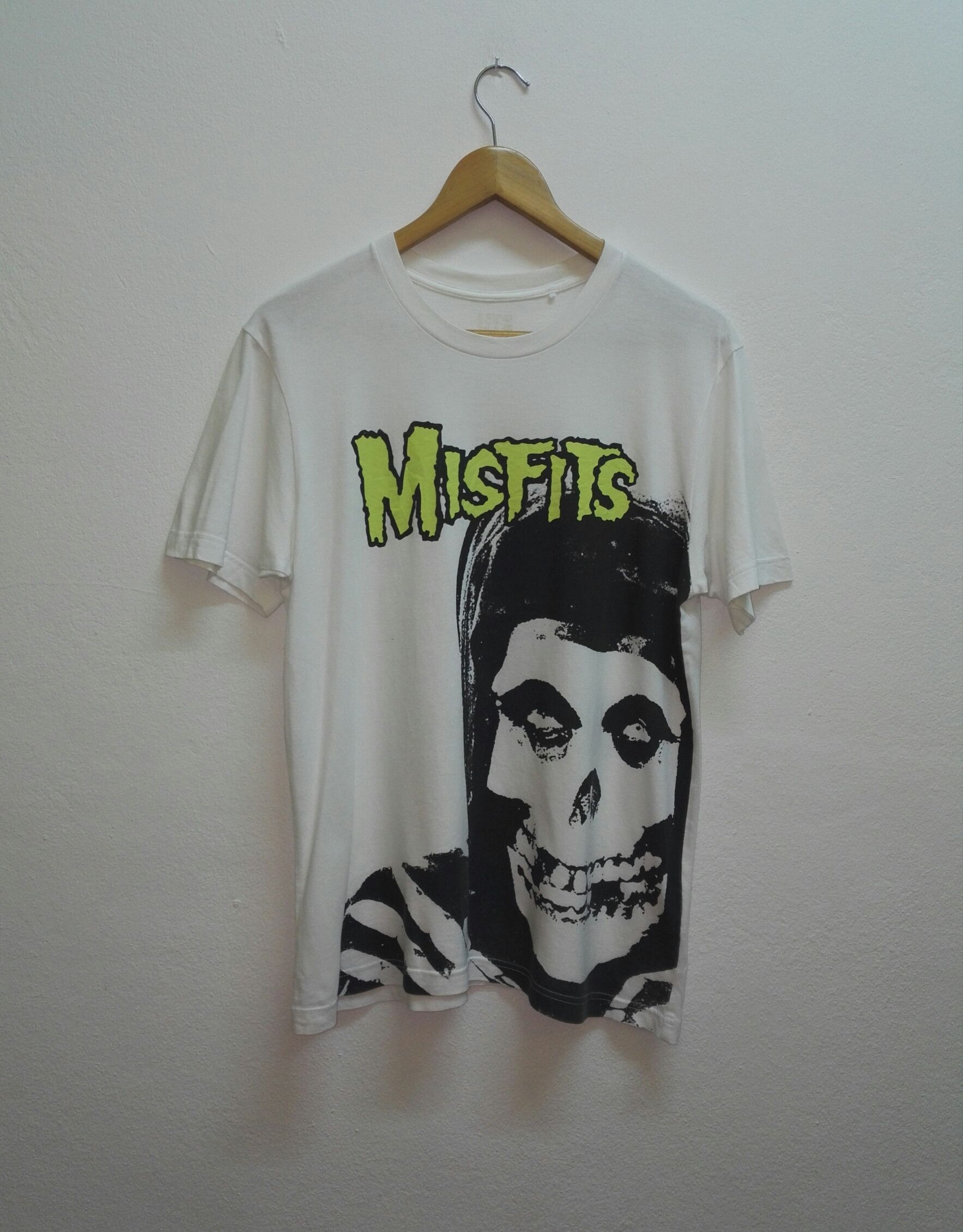 image of Band Tees x Misfits Vintage Band Tee Misfits X Uniqlo Band Full Print in White, Men's (Size Medium)