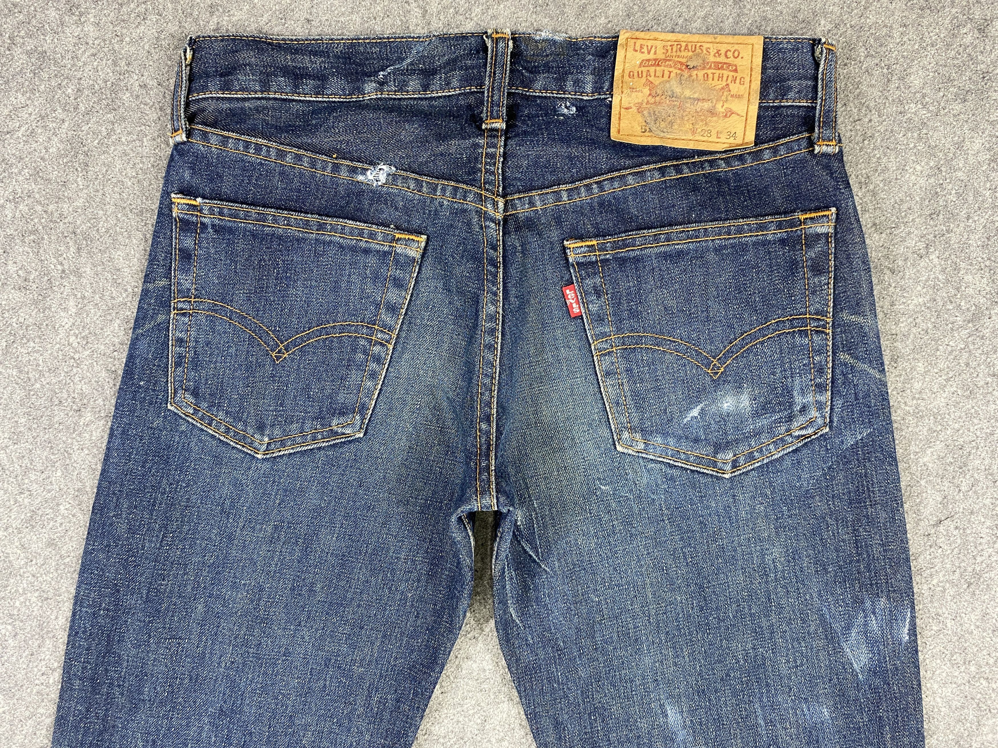 Levi's Distressed Blue Vintage Levi's 522 30x33 Denim -JN2001 Size US 30 / EU 46 - 4 Thumbnail