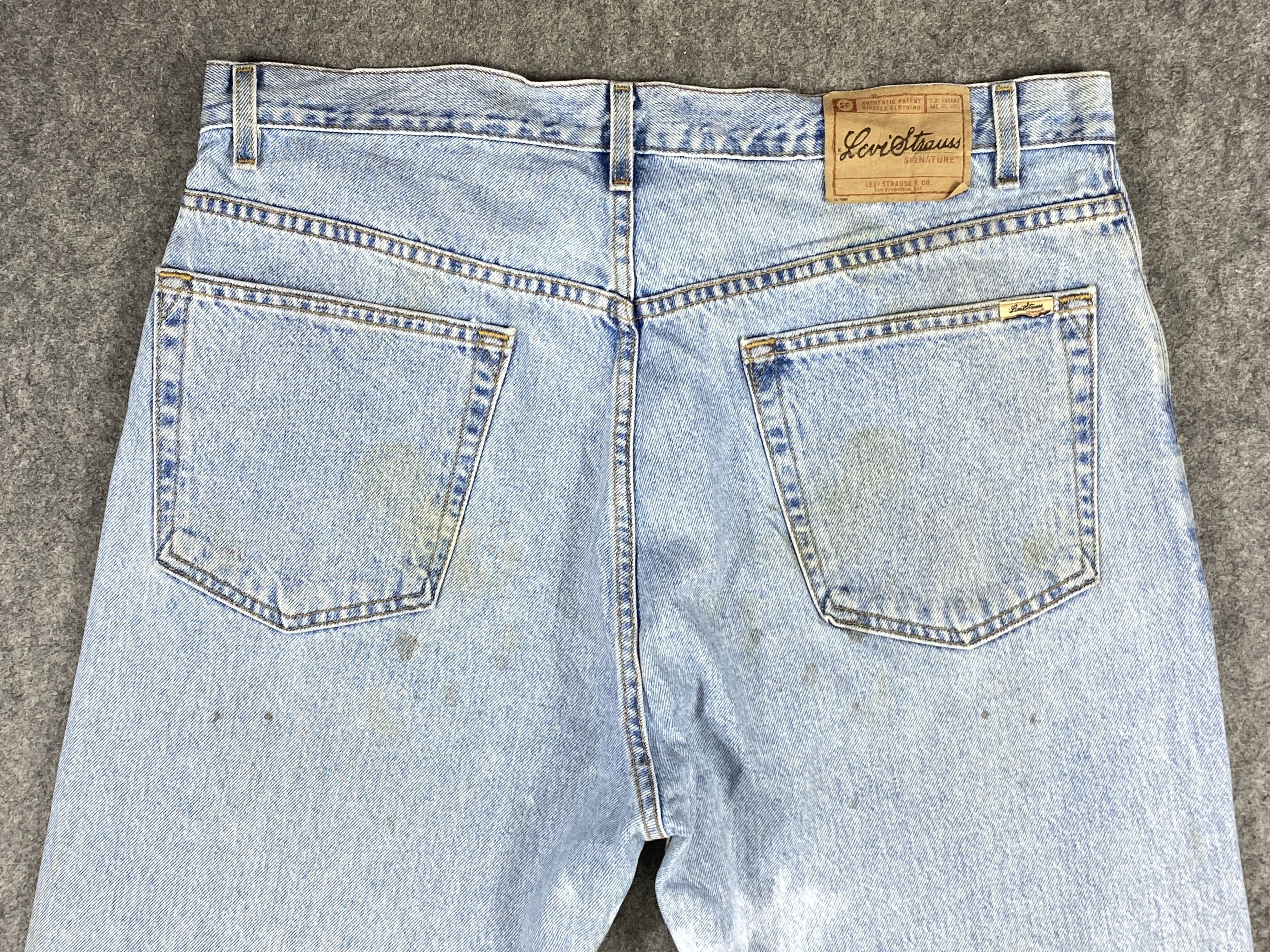 Levi's Light Blue Wash Vintage Levi's Signature 39x29.5 -JN1727 Size US 39 - 4 Thumbnail