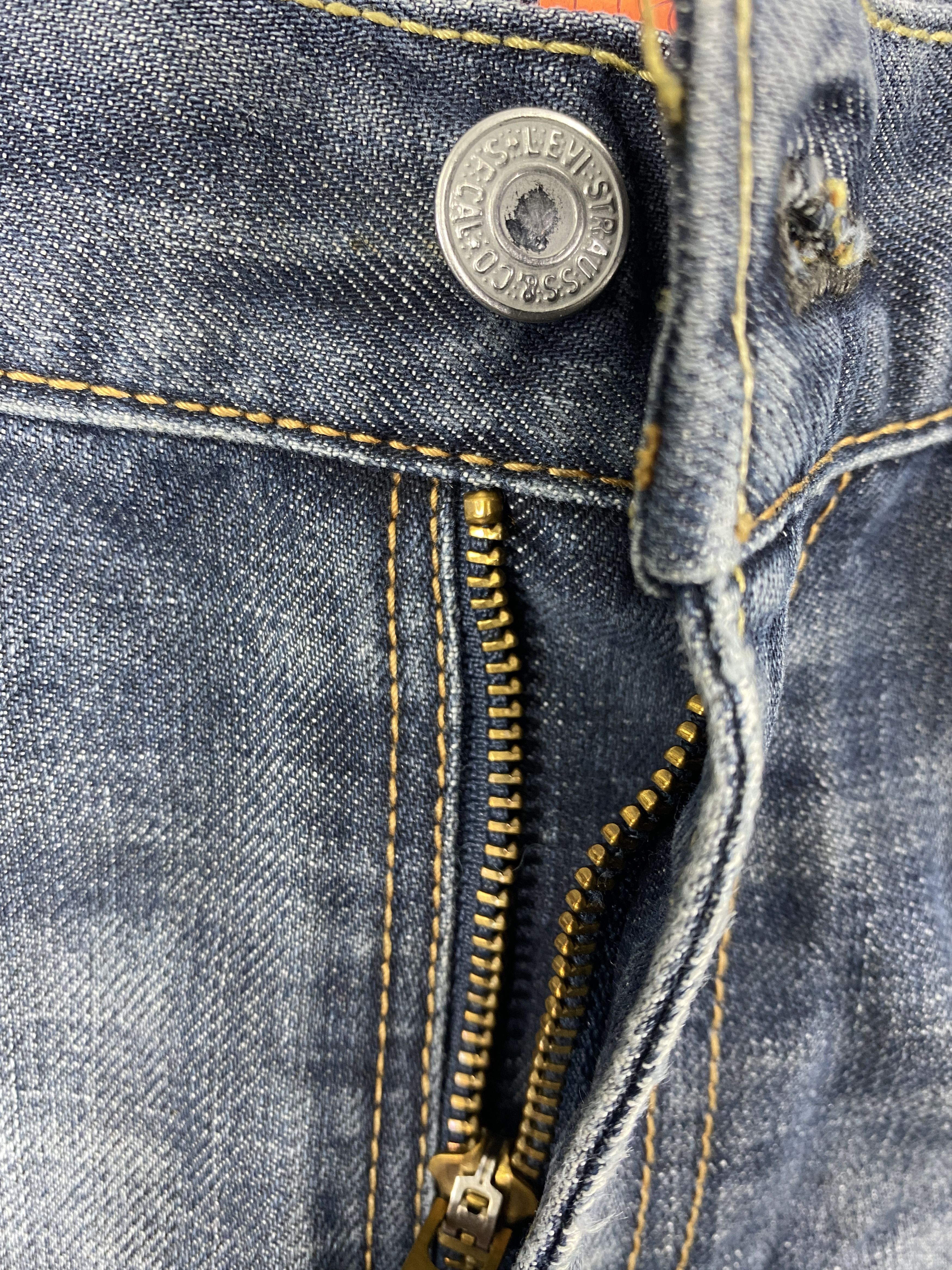 Levi's Distressed Blue Levi's 513 Jeans 36x30 Denim -JN1980 Size US 36 / EU 52 - 6 Thumbnail