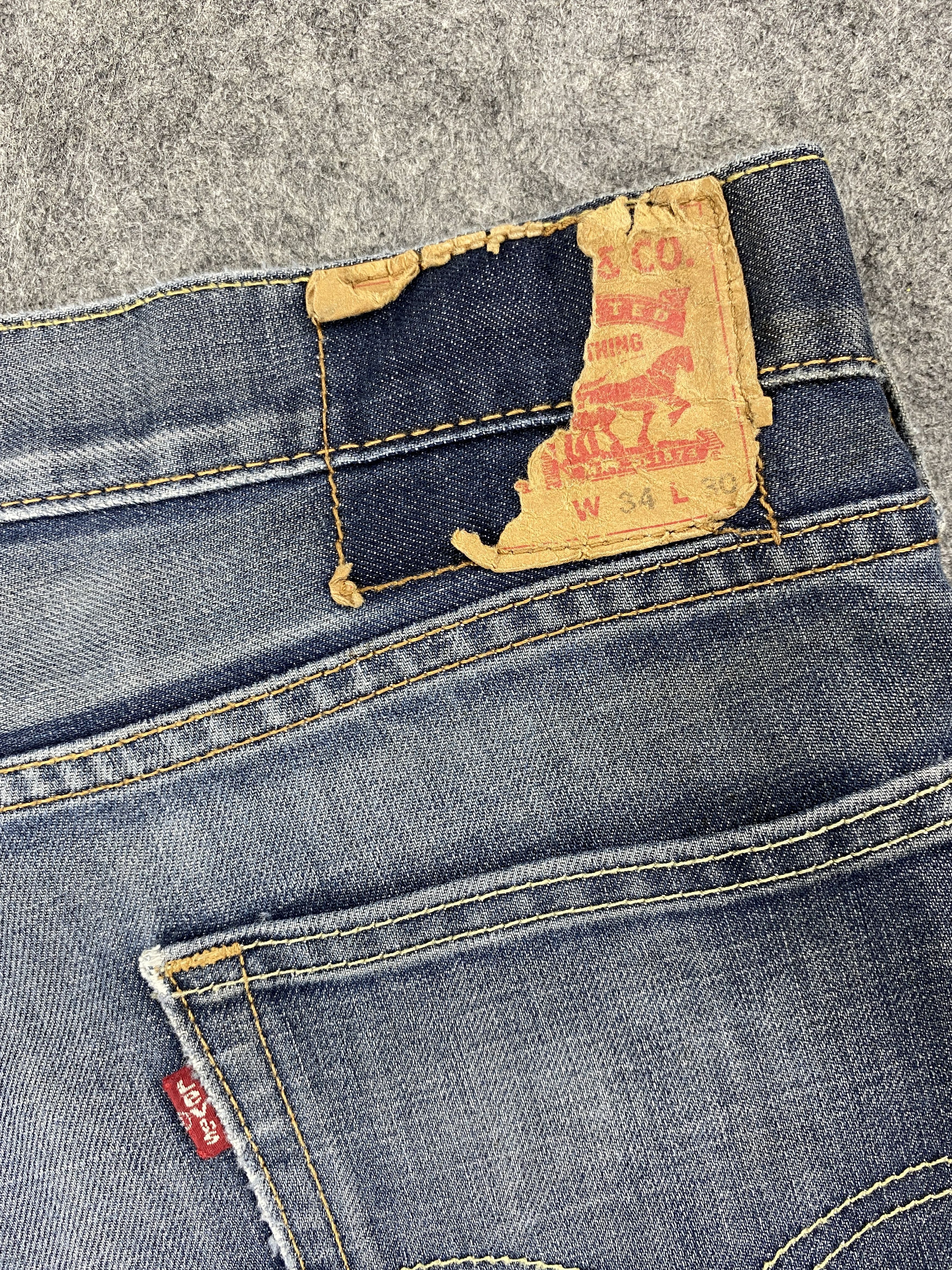 Levi's Distressed Blue Levi's 513 Jeans 36x30 Denim -JN1980 Size US 36 / EU 52 - 11 Thumbnail