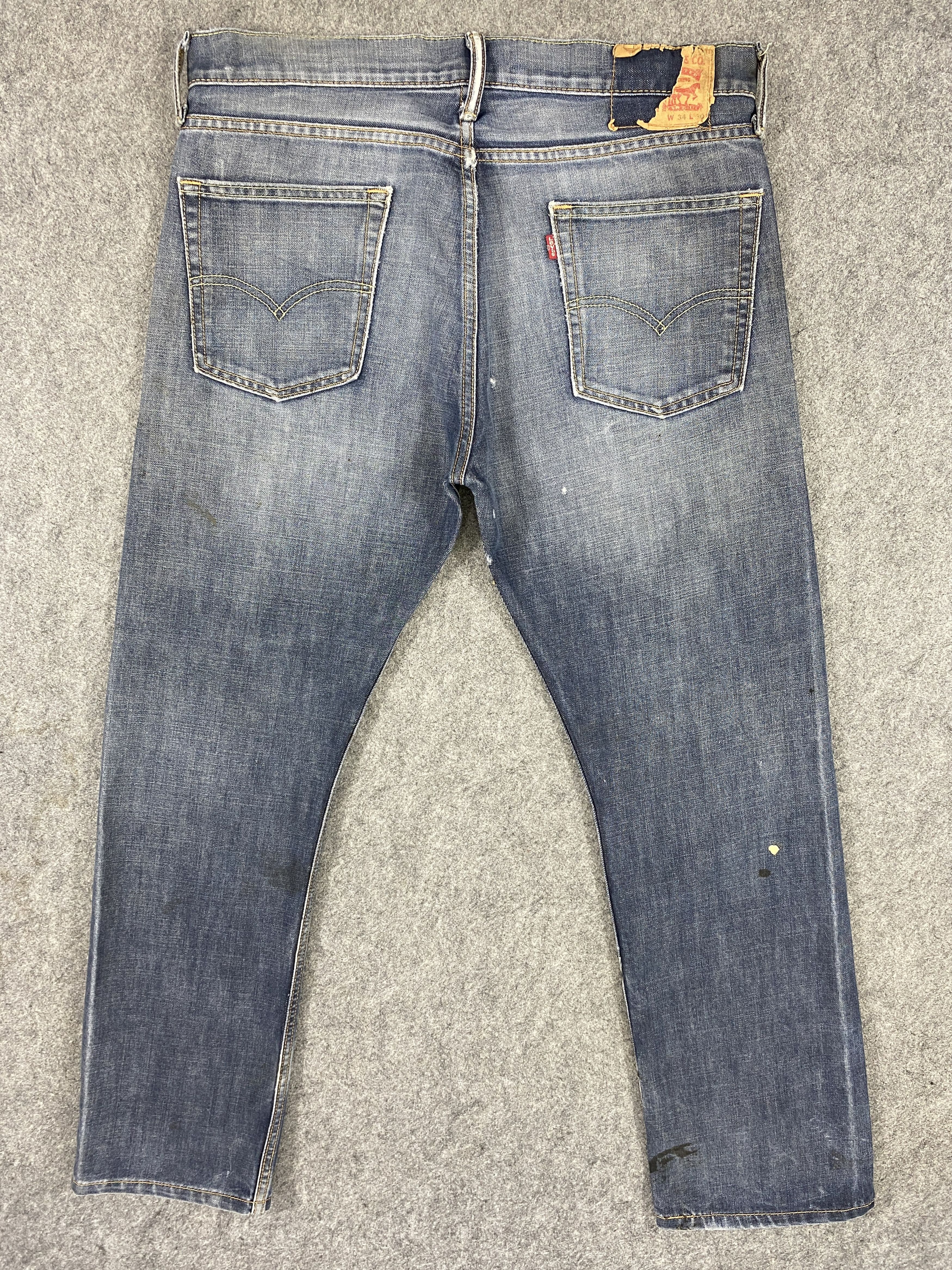 Levi's Distressed Blue Levi's 513 Jeans 36x30 Denim -JN1980 Size US 36 / EU 52 - 2 Thumbnail