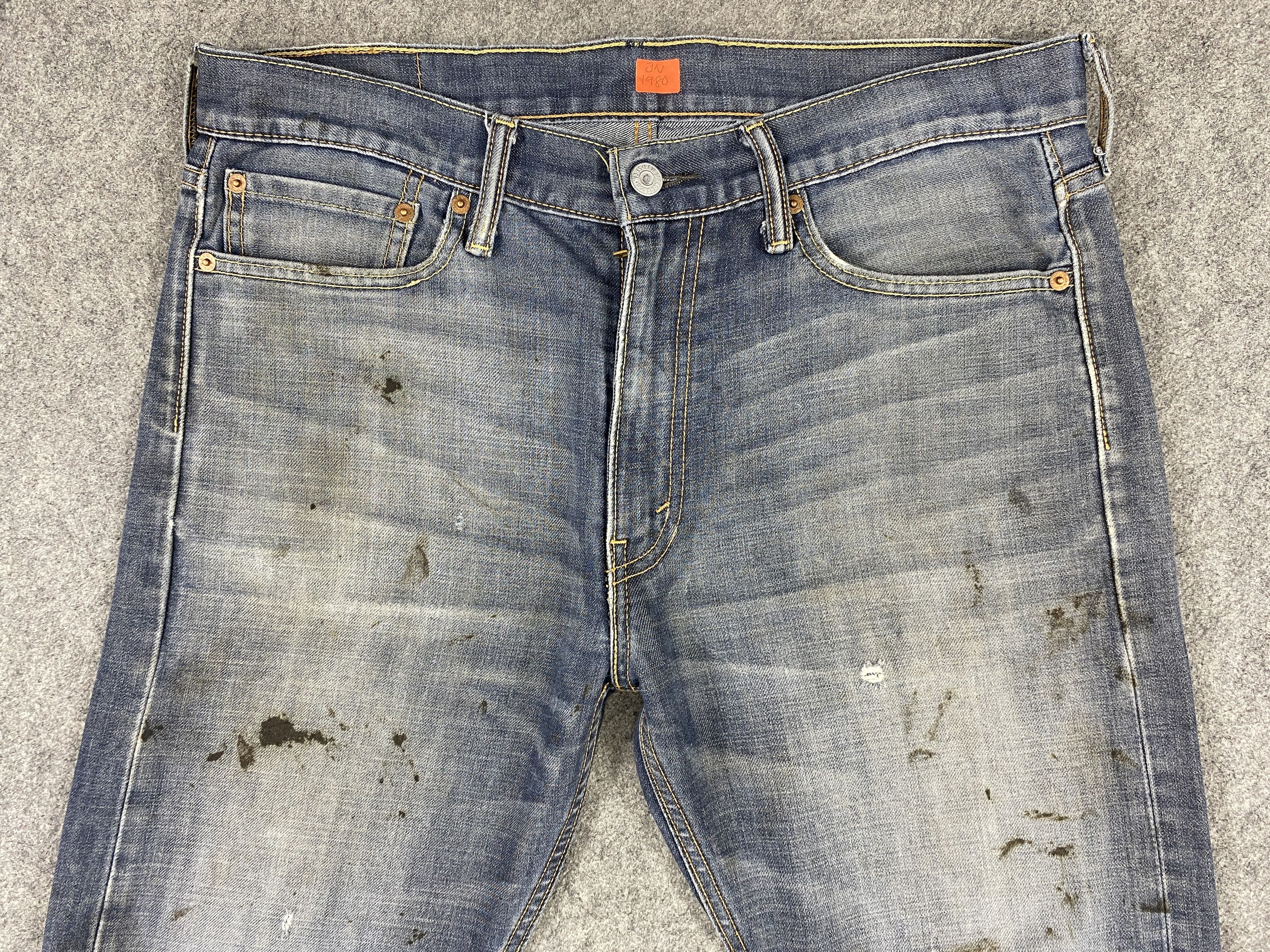 Levi's Distressed Blue Levi's 513 Jeans 36x30 Denim -JN1980 Size US 36 / EU 52 - 3 Thumbnail