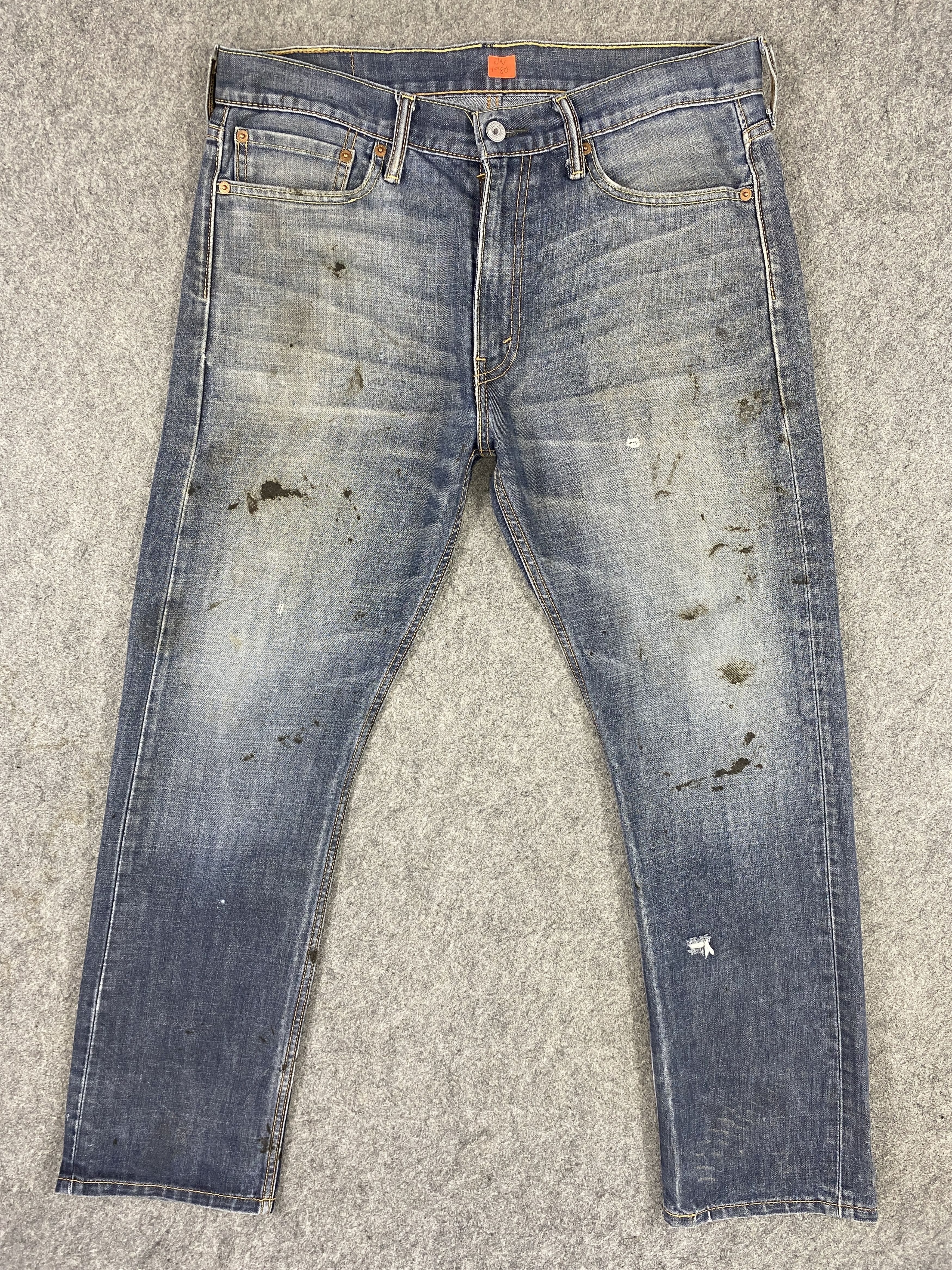 Levi's Distressed Blue Levi's 513 Jeans 36x30 Denim -JN1980 Size US 36 / EU 52 - 1 Thumbnail