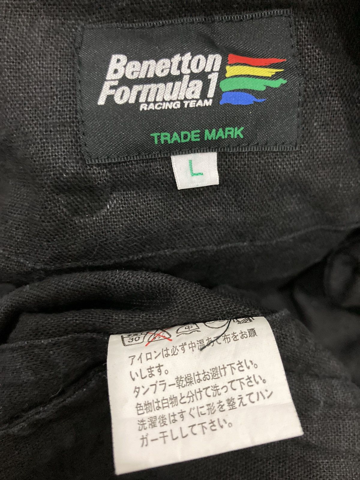 Benetton BENETTON FORMULA 1 COTTON JACKET Size US L / EU 52-54 / 3 - 7 Thumbnail