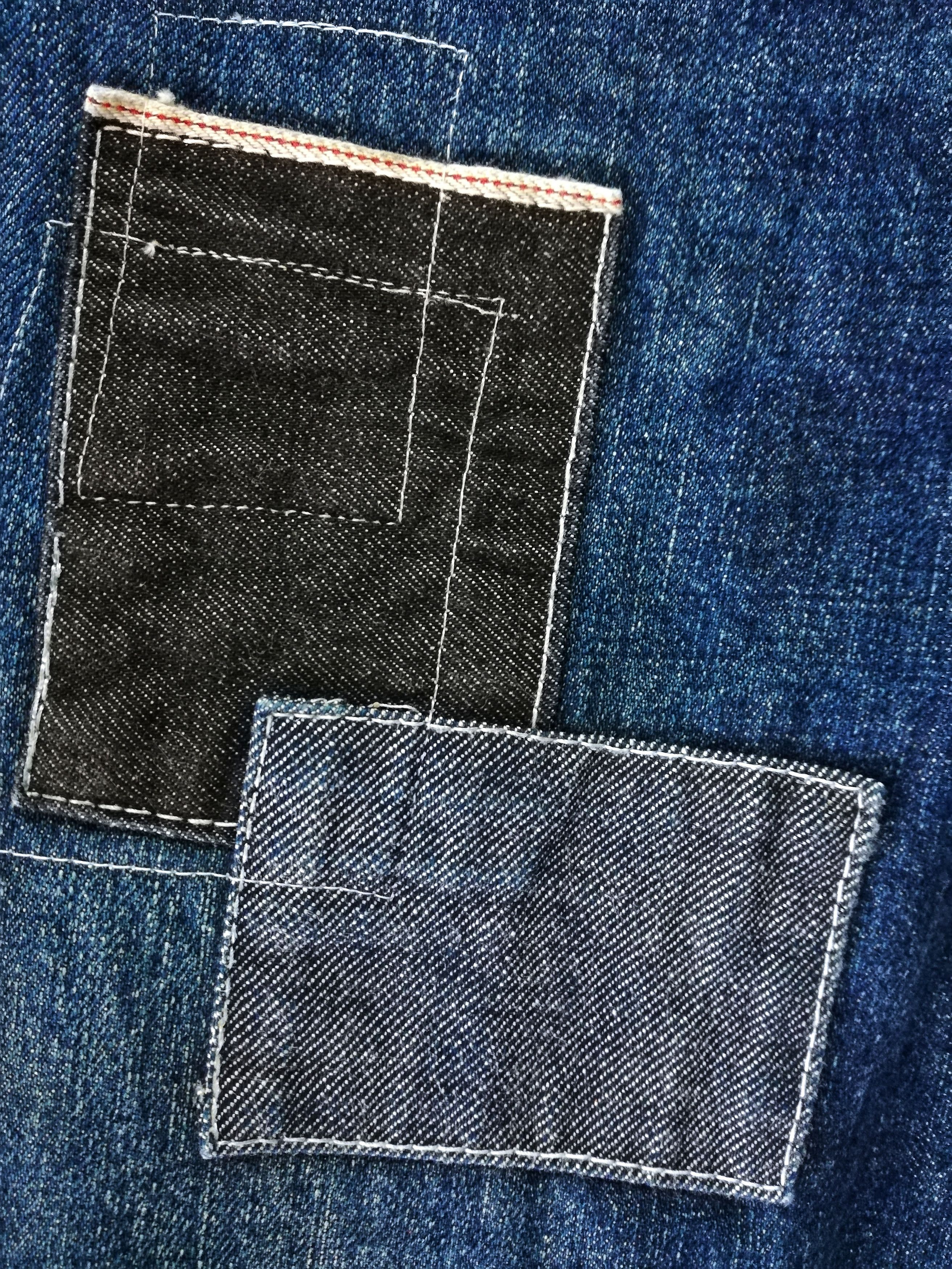 Levi's Made & Crafted × Levi's Vintage Clothing 🔥Levi's Patchwork Grunge Selvage Trousers Pants🔥 Size US 27 - 9 Thumbnail