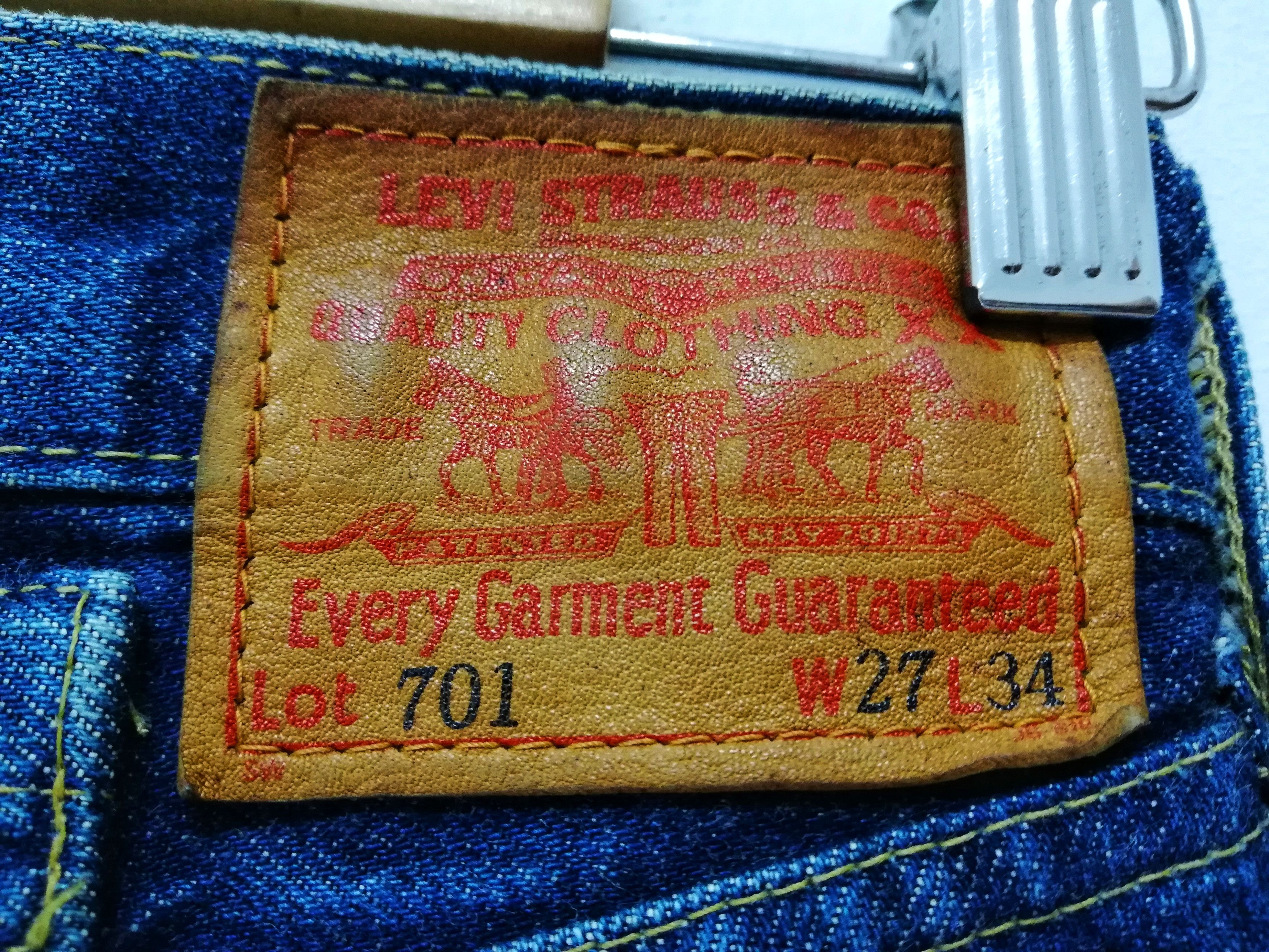 Levi's Made & Crafted × Levi's Vintage Clothing 🔥Levi's Patchwork Grunge Selvage Trousers Pants🔥 Size US 27 - 11 Thumbnail