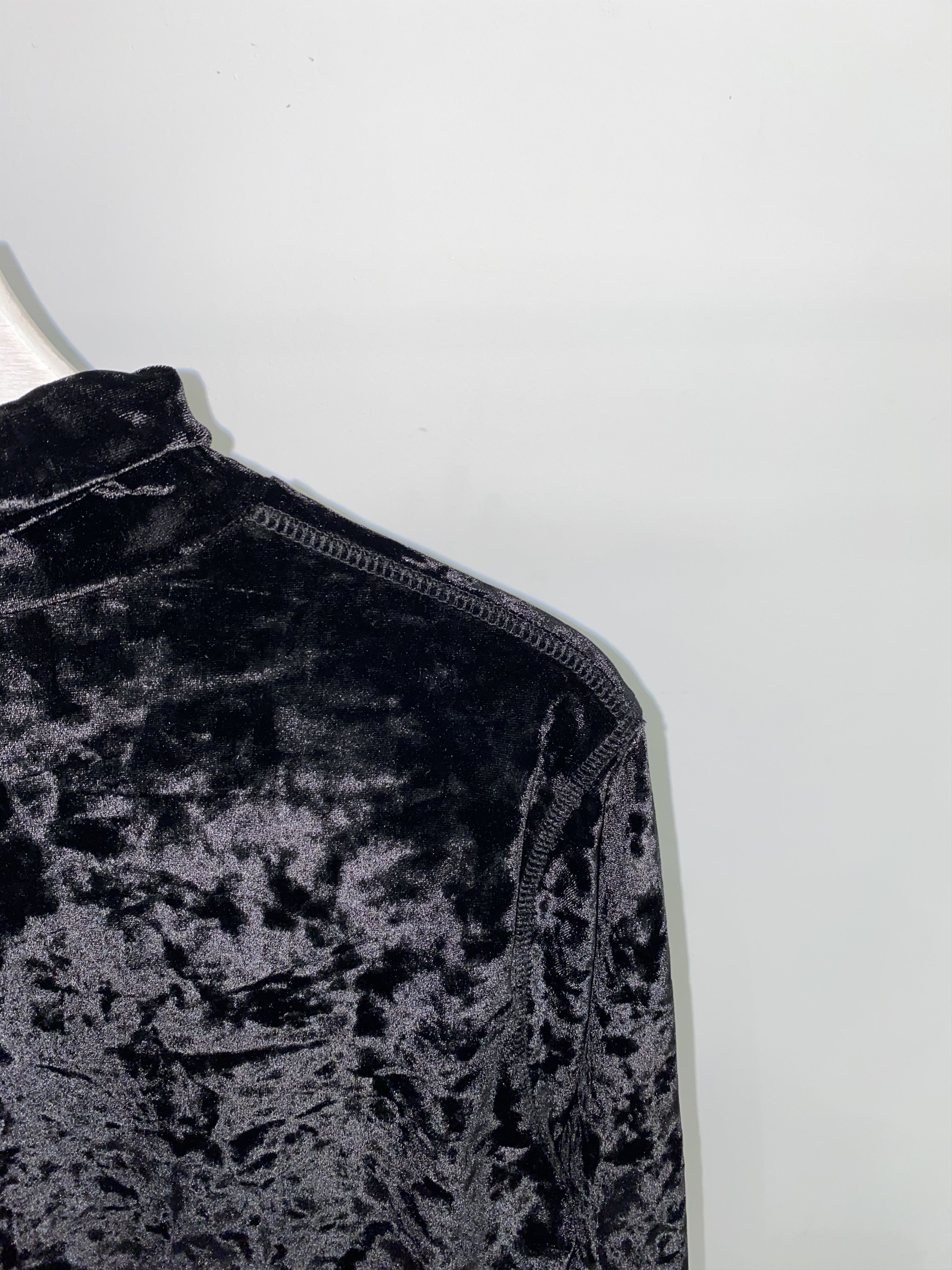 Dries Van Noten AW20 Dries Van Noten Floral Velour Turtleneck Sweater Size US S / EU 44-46 / 1 - 9 Thumbnail