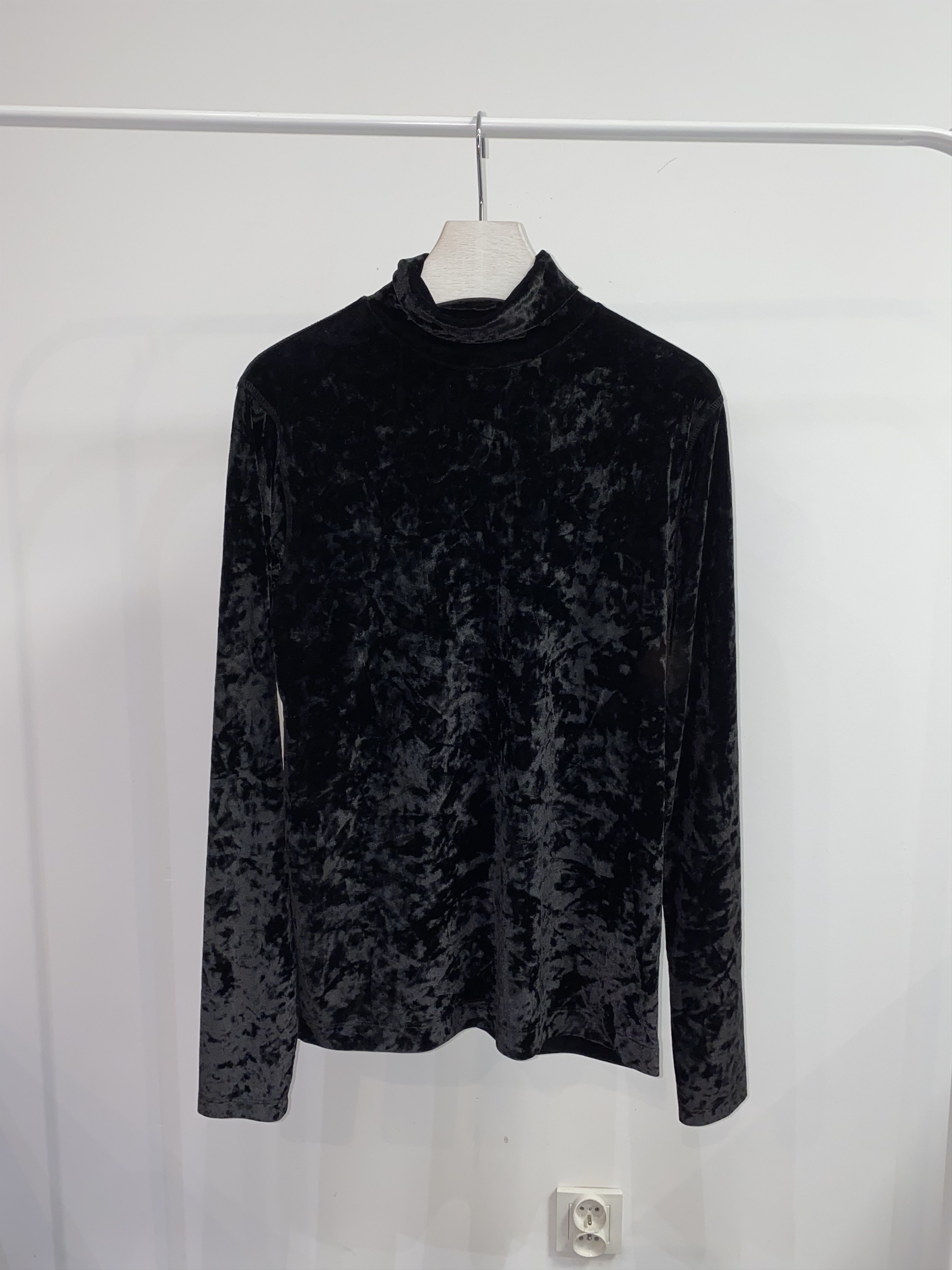 Dries Van Noten AW20 Dries Van Noten Floral Velour Turtleneck Sweater Size US S / EU 44-46 / 1 - 5 Thumbnail