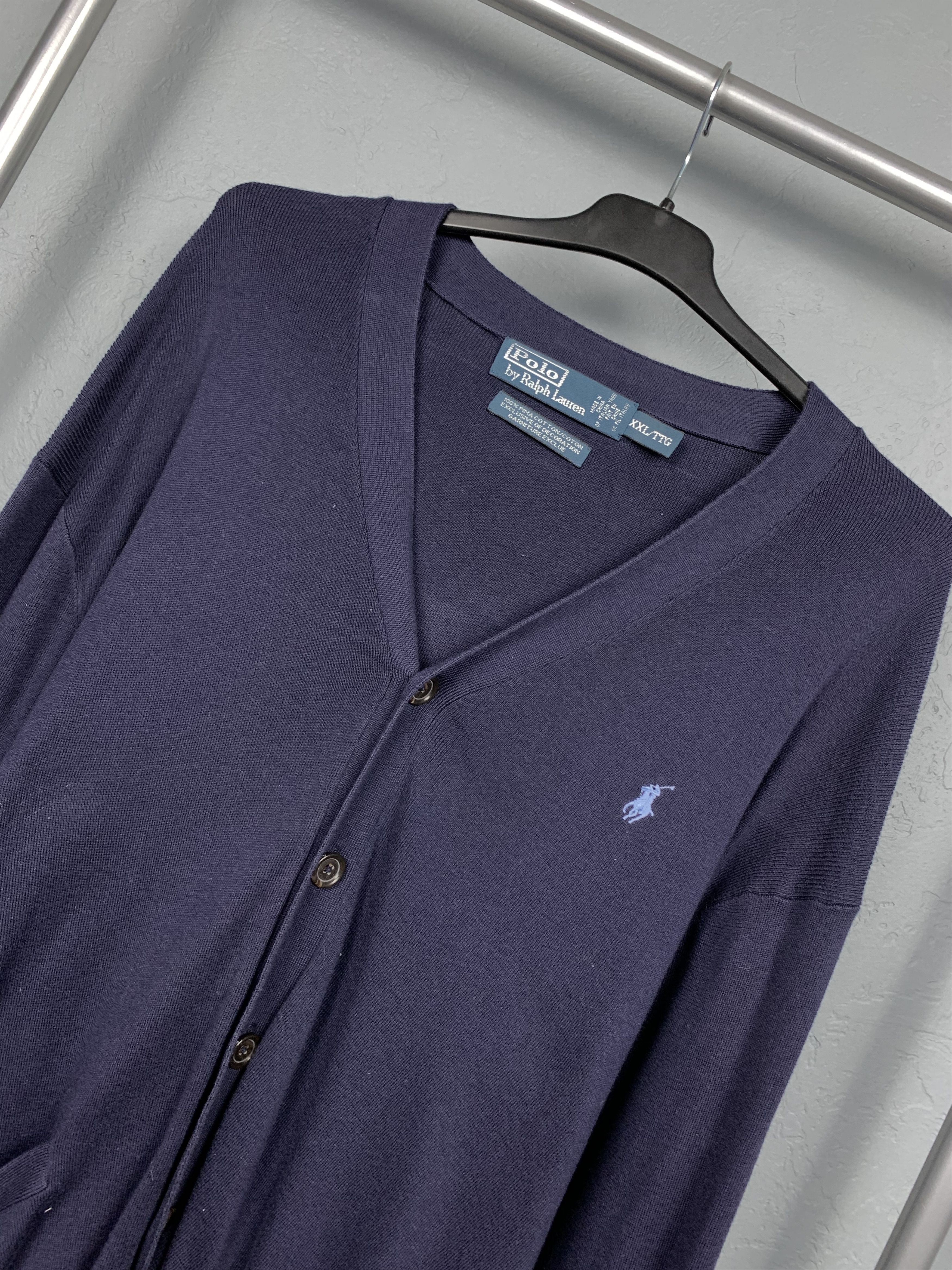 Polo Ralph Lauren Polo Ralph Lauren Vintage Mens Cardigan Size US XXL / EU 58 / 5 - 2 Thumbnail