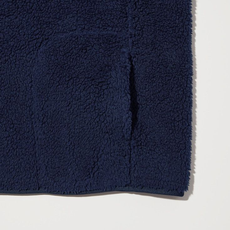 Uniqlo × White Mountaineering Medium Navy Fleece Oversized Long-Sleeve Pullover Jacket Size US M / EU 48-50 / 2 - 10 Thumbnail