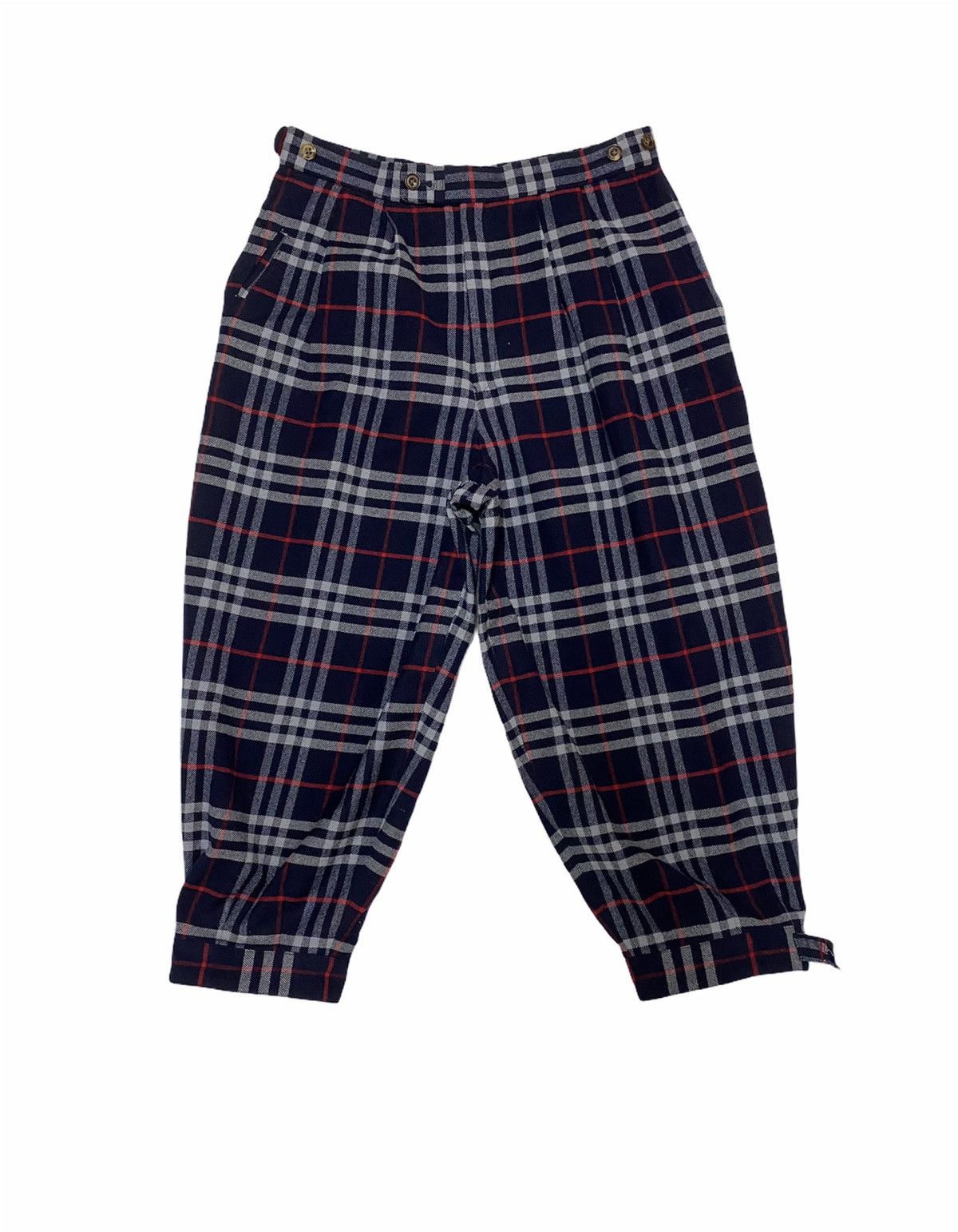 Vintage 90’s Burberrys Nova Check Quarter Wool Pants
