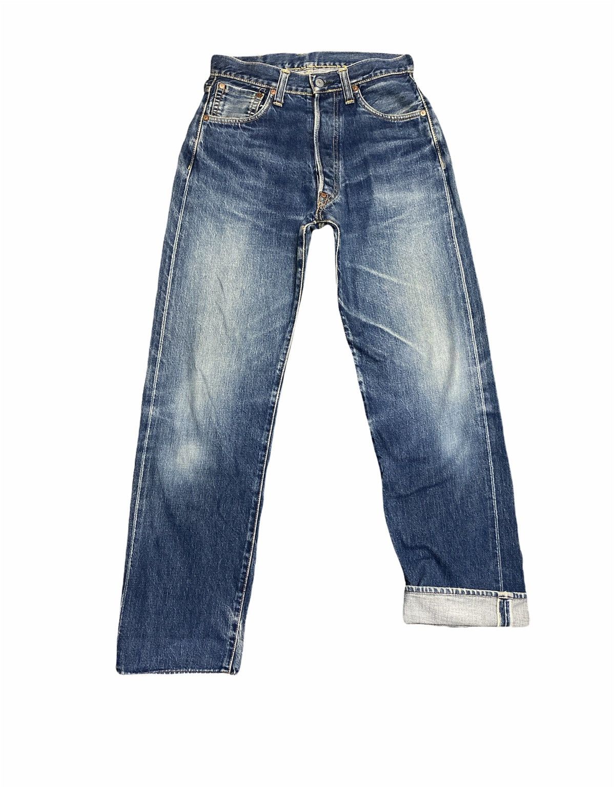 Evisu × Japanese Brand Vintage Evisu Daicock Japan Cinch Back Selvedge Denim Pants Size US 29 - 2 Thumbnail
