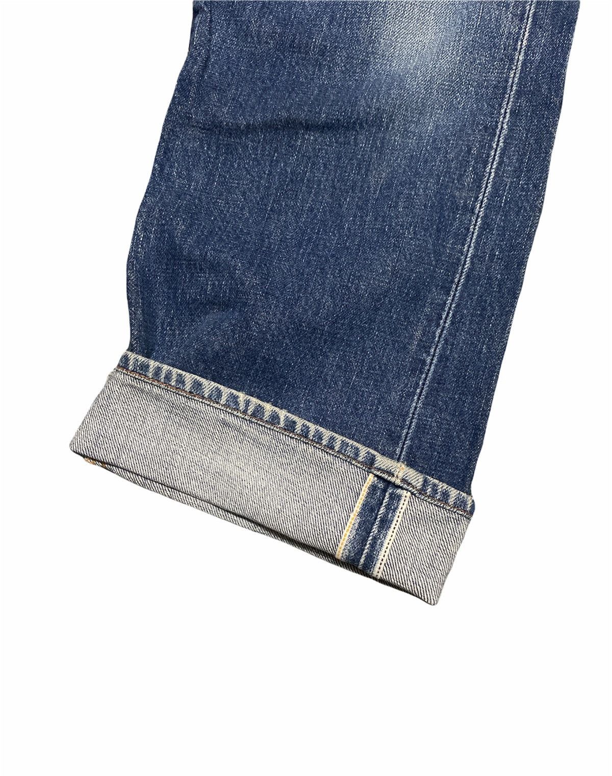 Evisu × Japanese Brand Vintage Evisu Daicock Japan Cinch Back Selvedge Denim Pants Size US 29 - 7 Thumbnail