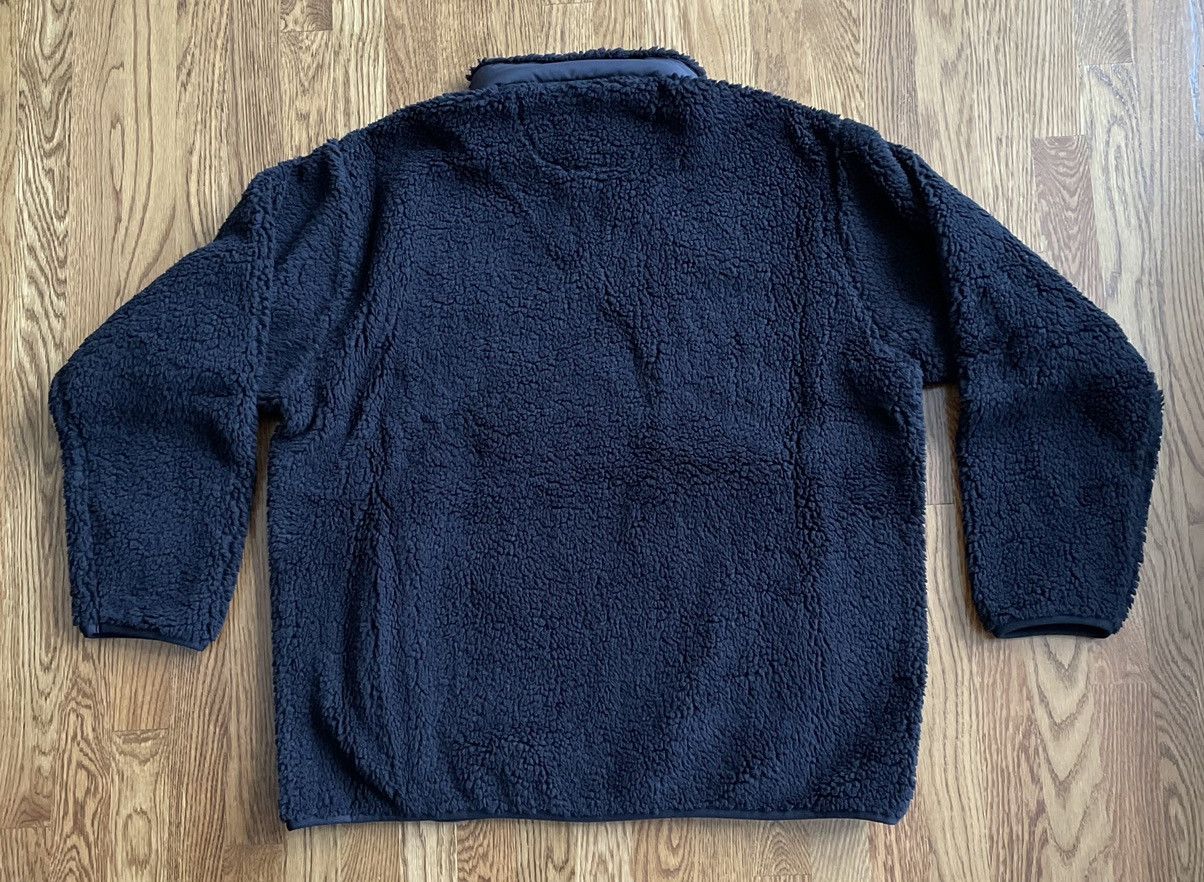 Uniqlo × White Mountaineering Medium Black Fleece Oversized Long-Sleeve Pullover Jacket Size US M / EU 48-50 / 2 - 3 Thumbnail