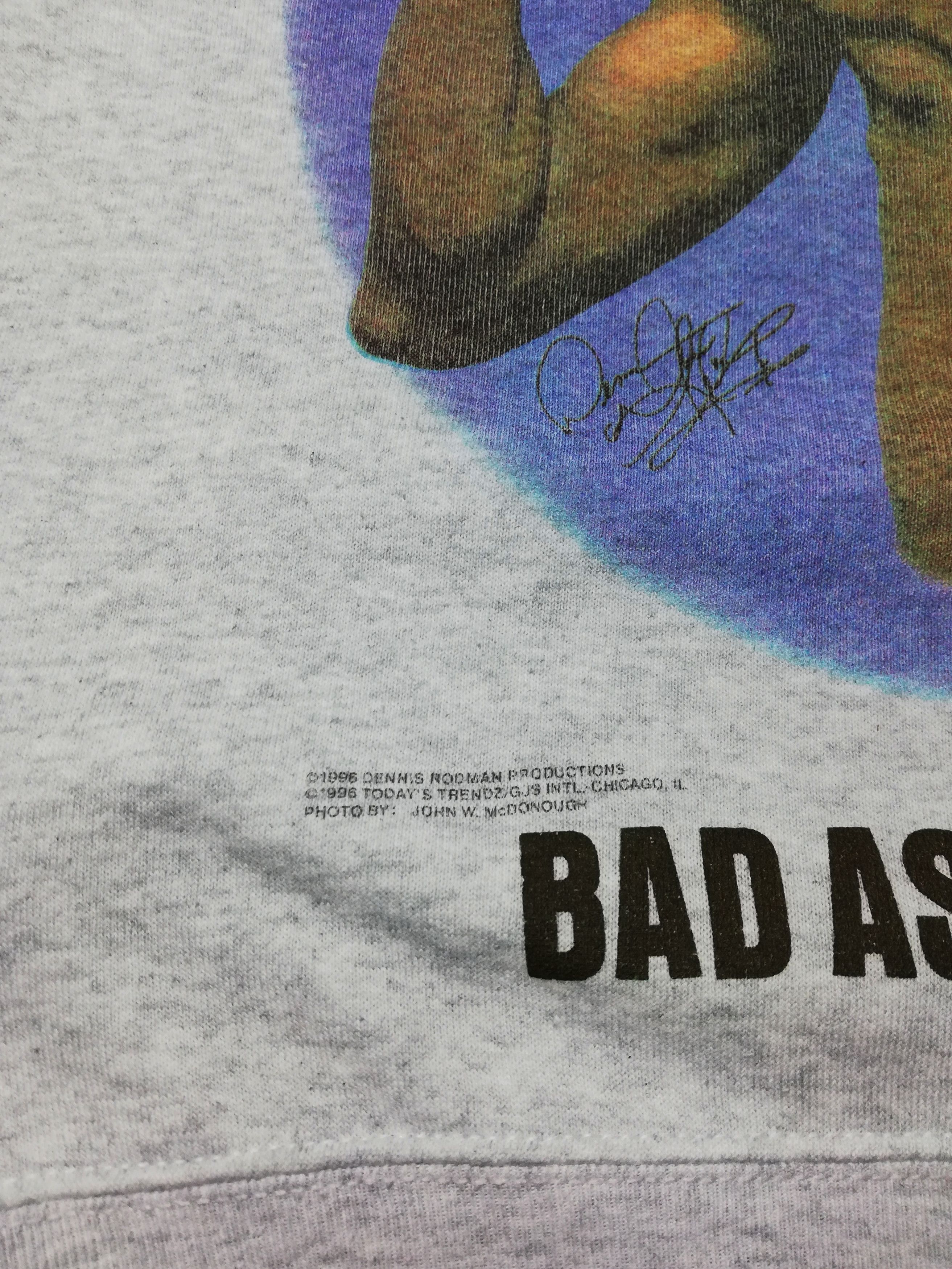 NBA × Vintage 🔥Vintage 1996 Dennis Rodman BAD AS I WANNA BE Sweatshirt Size US M / EU 48-50 / 2 - 4 Thumbnail
