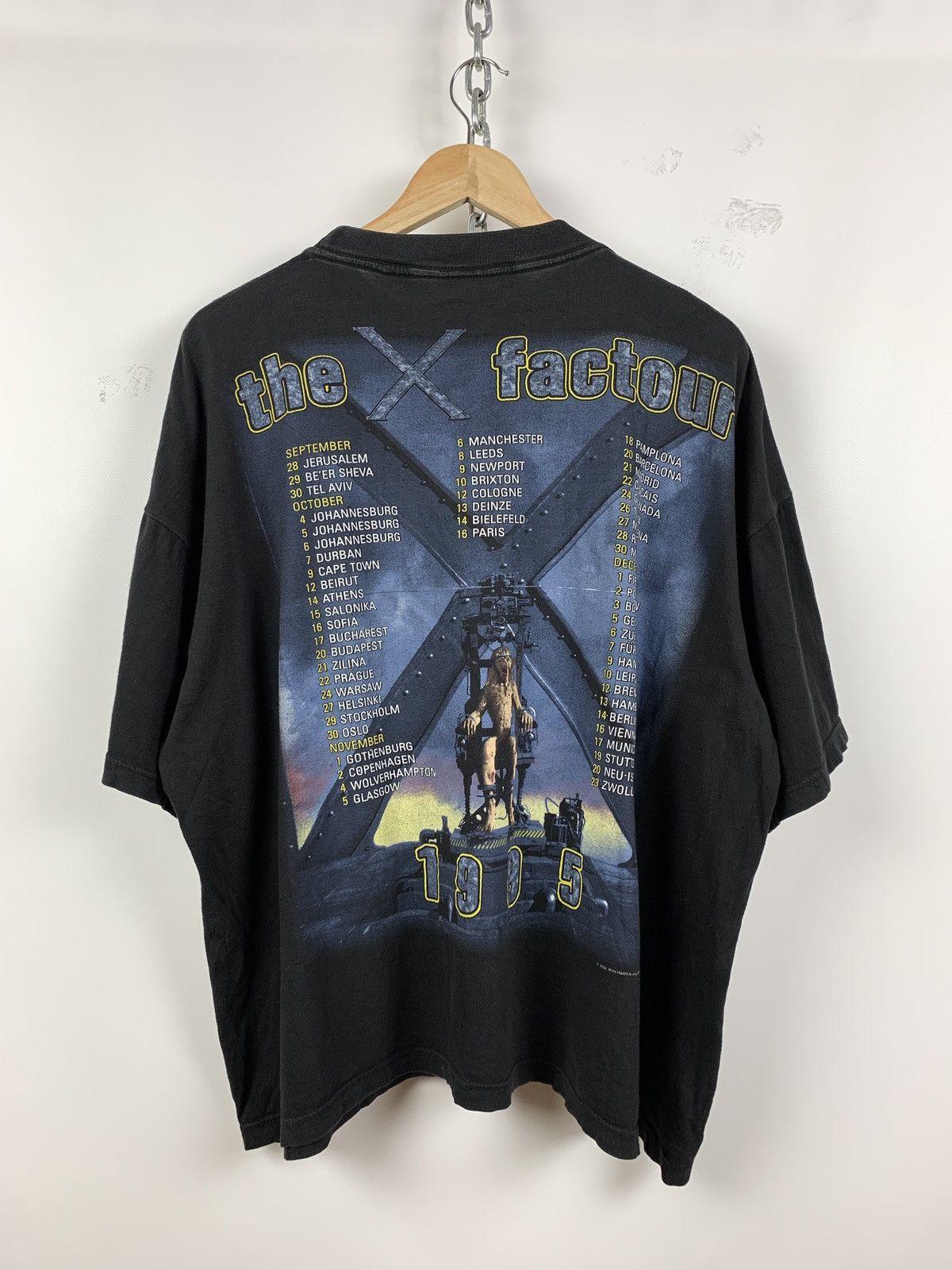 Iron Maiden The X Factor Tour Tシャツ Amazon | Iron Maiden - X Factor Cover Tシャツ | Tシャツ
