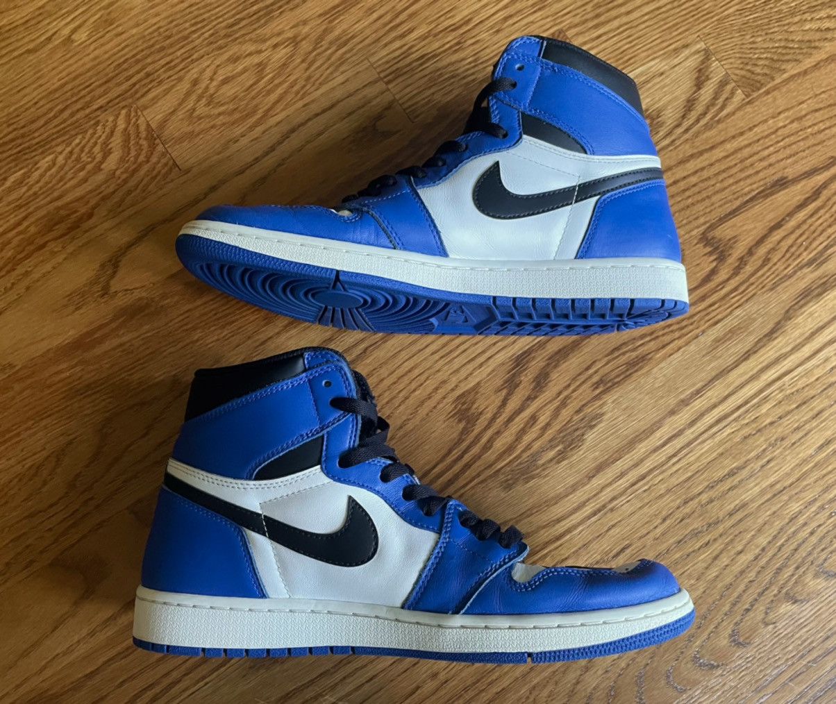 Jordan Brand × Nike Size 10.5 Air Jordan 1 Retro High OG Game Royal 2018 Toe SE Size US 10.5 / EU 43-44 - 2 Thumbnail