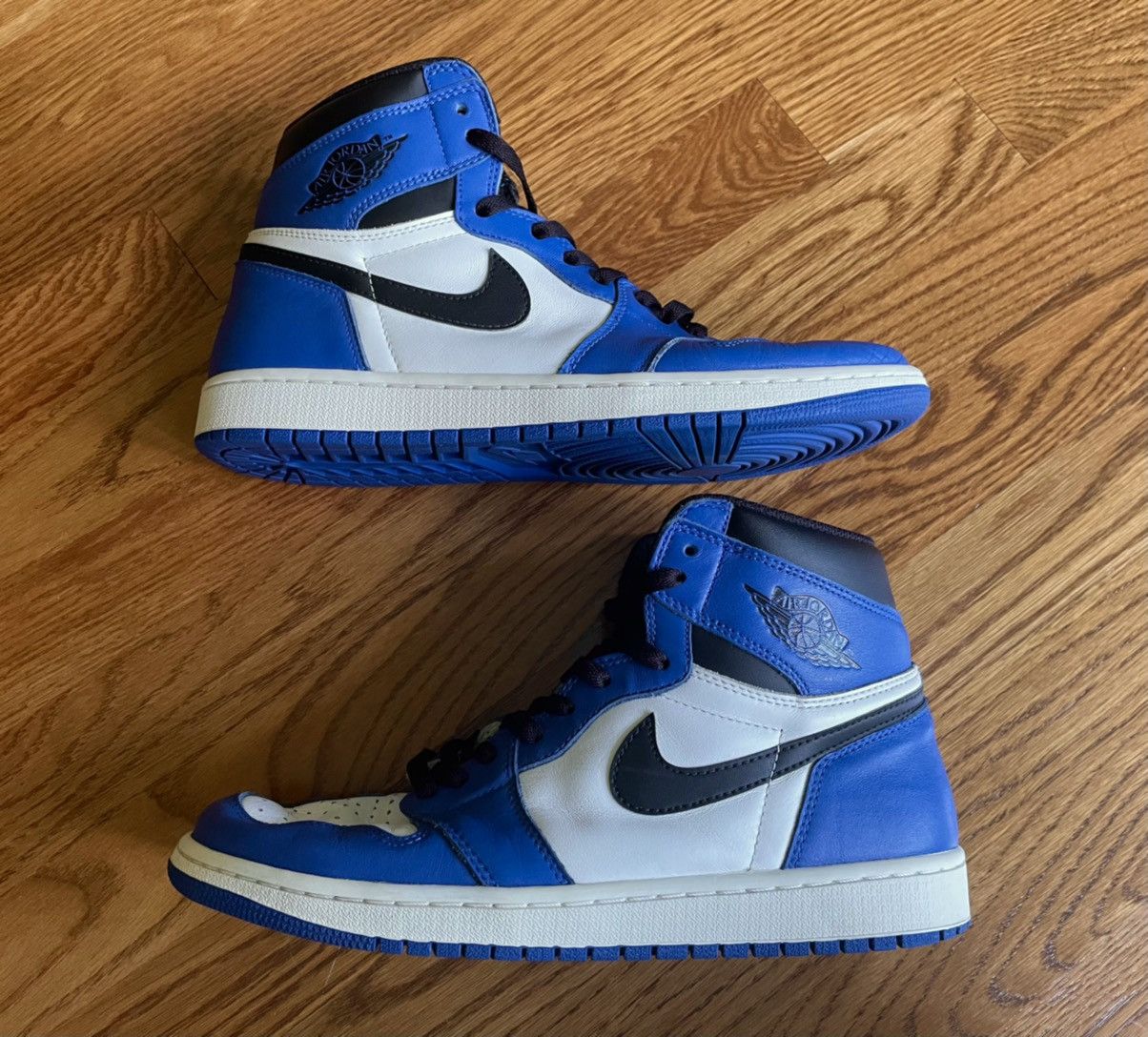 Nike Size 10.5 Air Jordan 1 Retro High OG Game Royal 2018 Toe SE Grailed