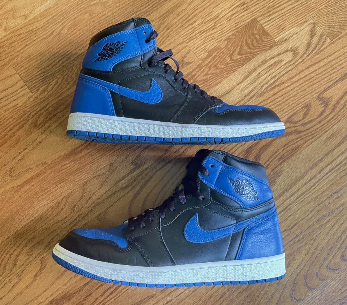 Size Air Jordan Retro High OG Royal 2017 Toe SE Blue