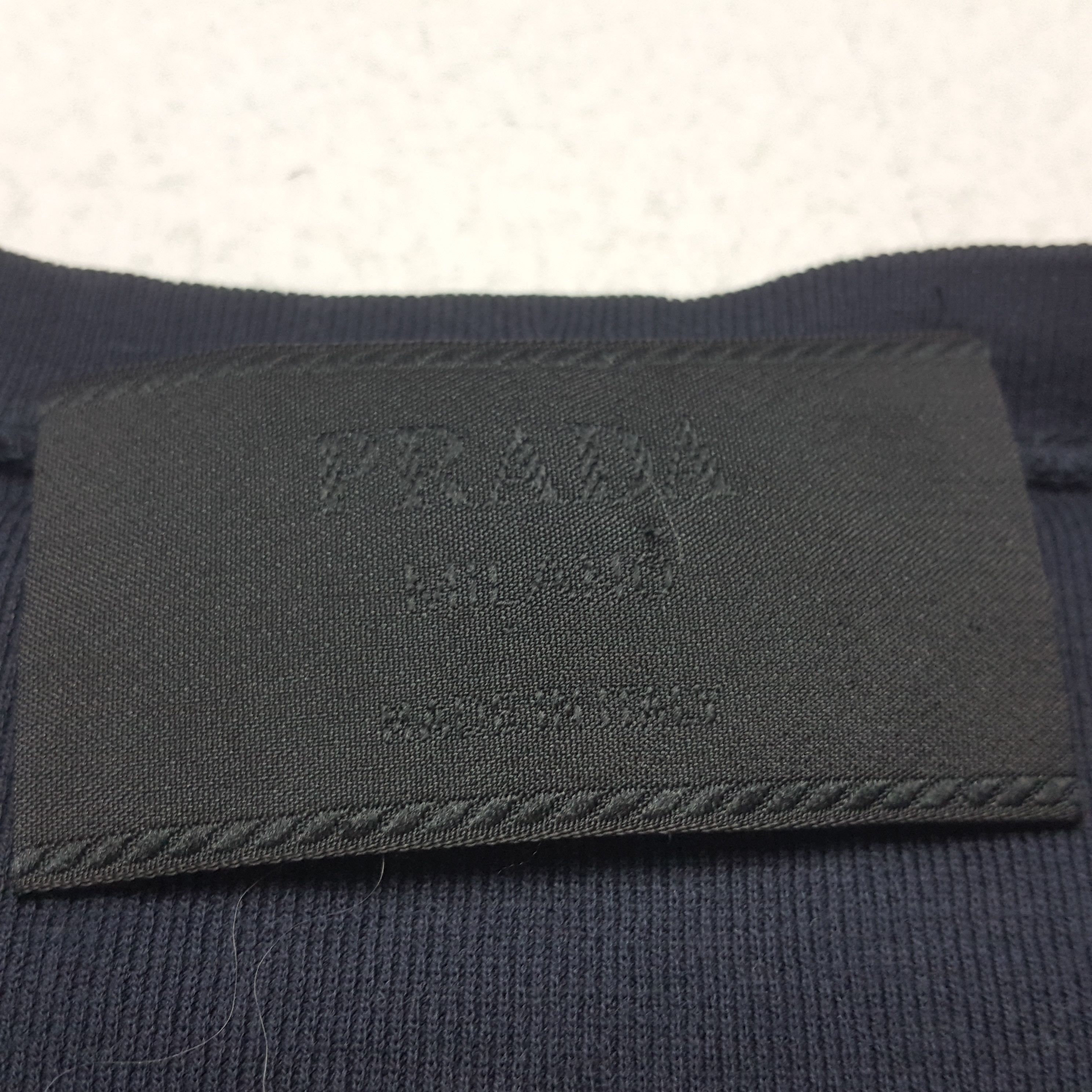 Prada × Vintage Vintage PRADA Plein Navy Blue T-Shirt For Woman's Size L / US 10 / IT 46 - 6 Thumbnail