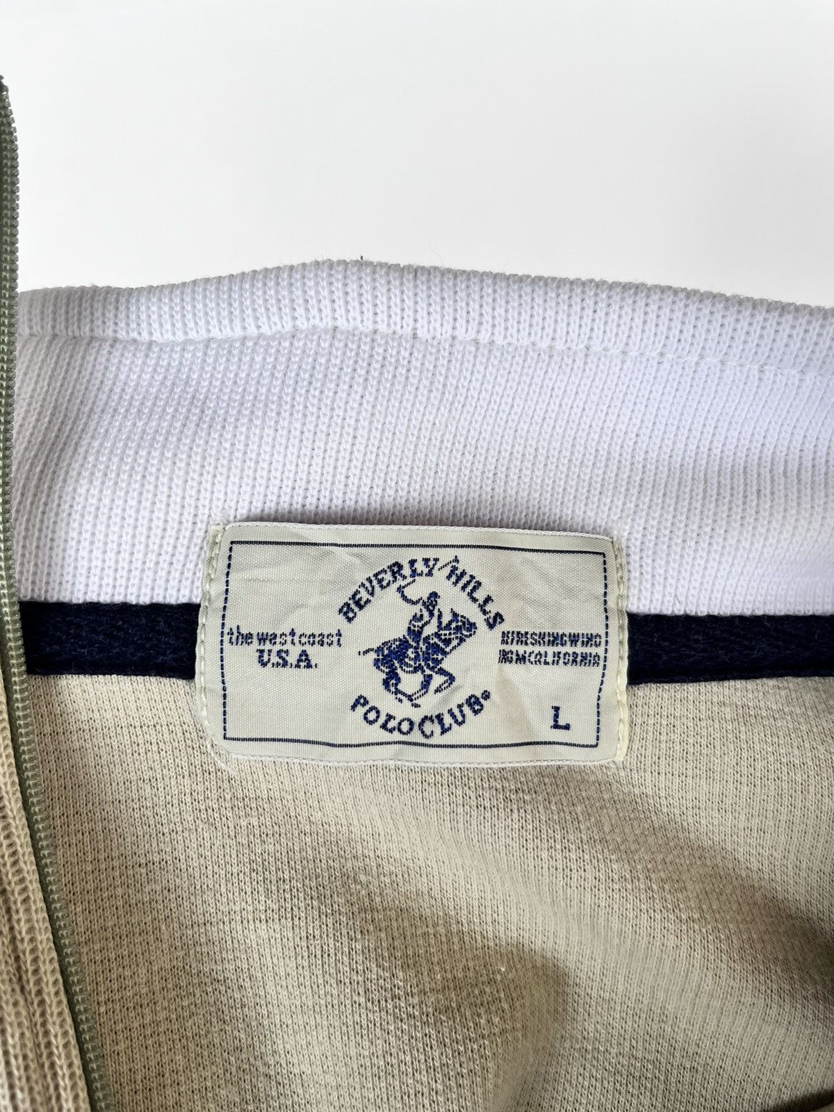 Beverly Hills Polo Club × Vintage Vintage Y2K Beverly Hills Polo Club Half Zip Sweatshirt Size US L / EU 52-54 / 3 - 5 Thumbnail