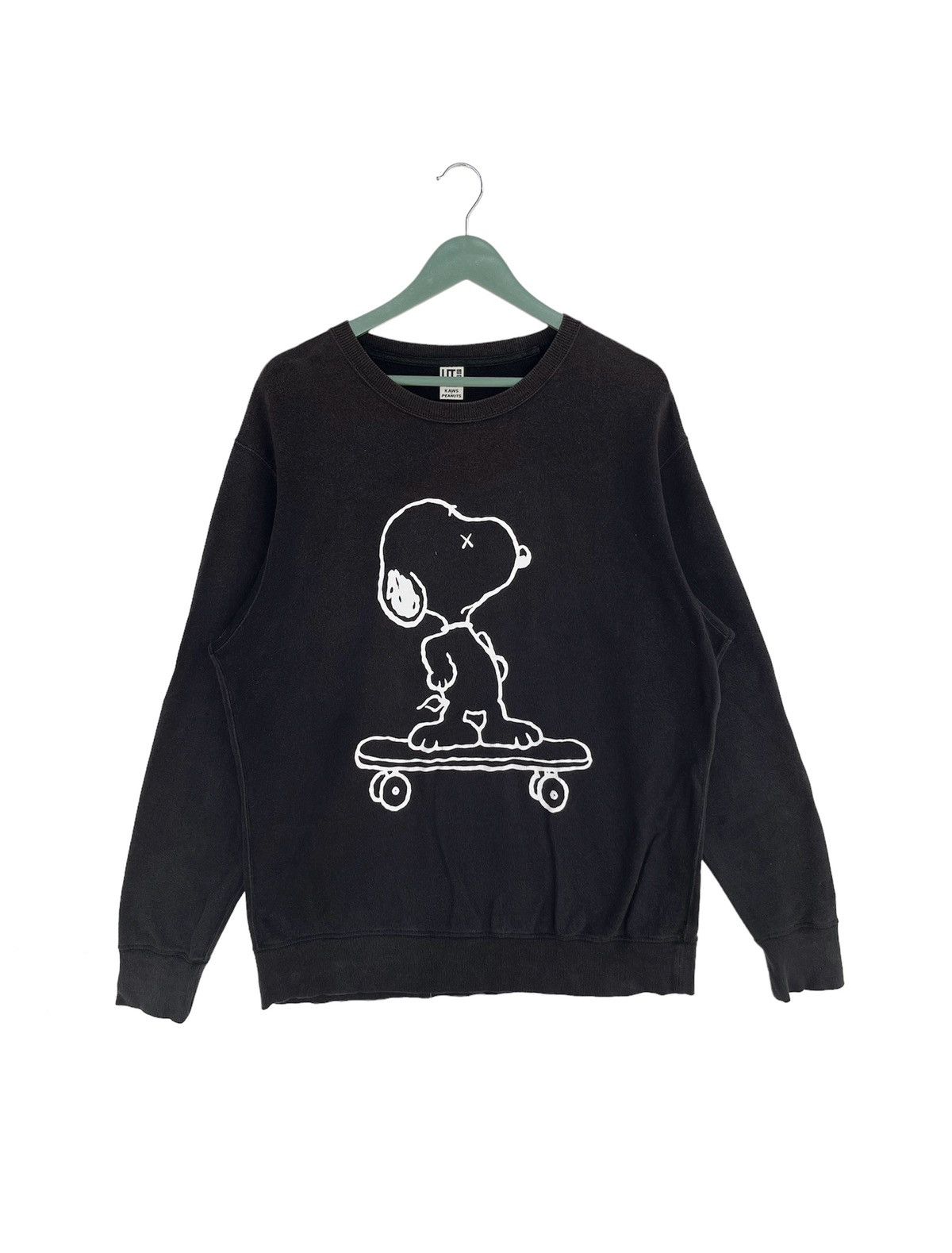 image of Kaws X Peanuts in Black, Men's (Size XL)