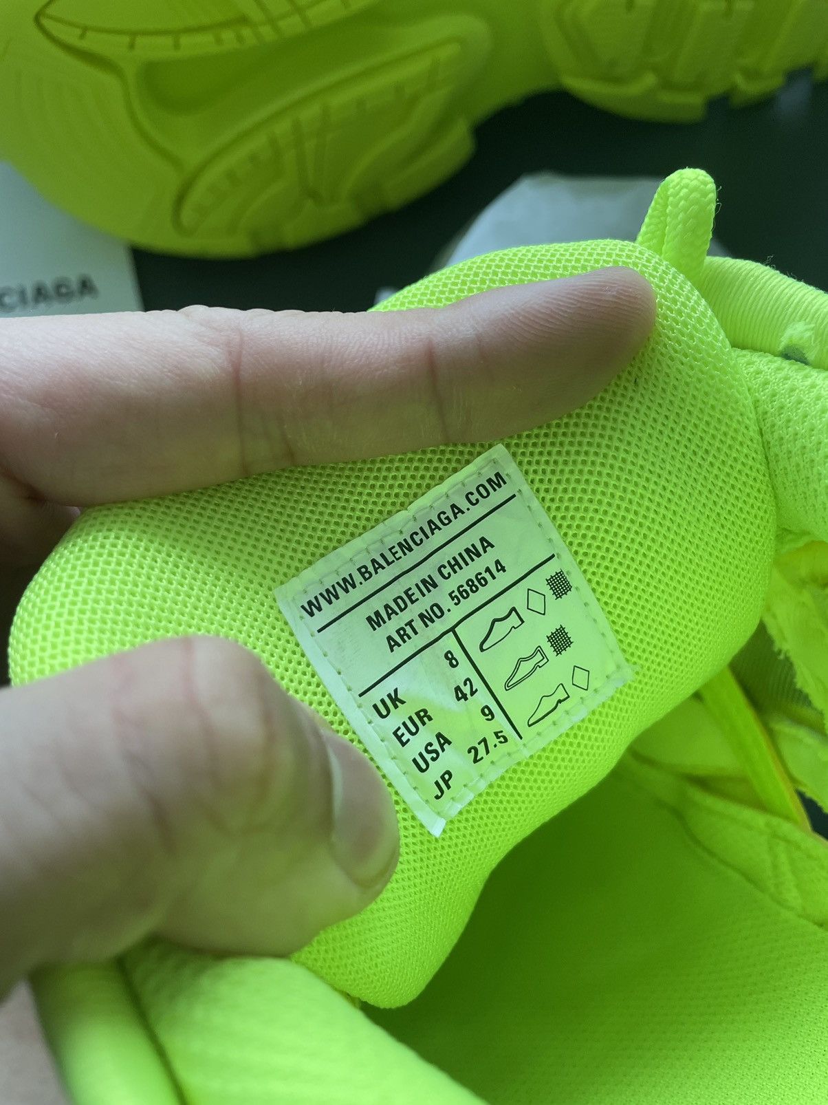 Balenciaga Rare LimitedEdition Brand New Runway Track Sneaker Triple S Size US 9 / EU 42 - 19 Thumbnail