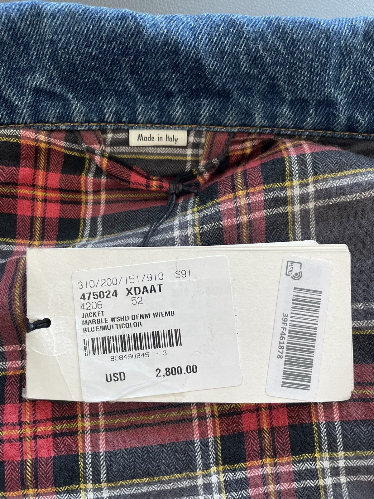 Gucci $3,300 Value Sold Out Super Runway Iconic Logo Denim Jacket Size US XL / EU 56 / 4 - 3 Thumbnail