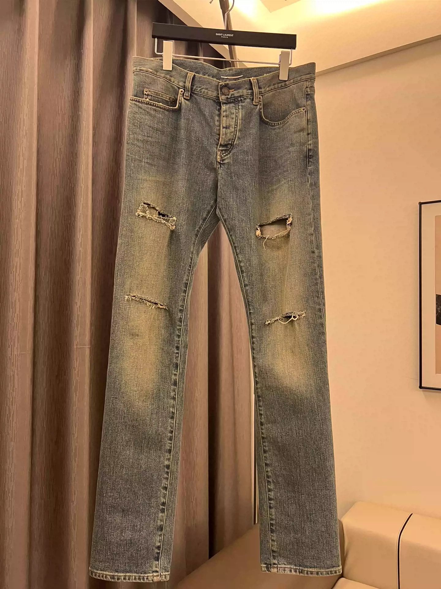 Saint Laurent Paris Saint Laurent 2014ss Four cut jeans Size US 32 / EU 48 - 1 Thumbnail