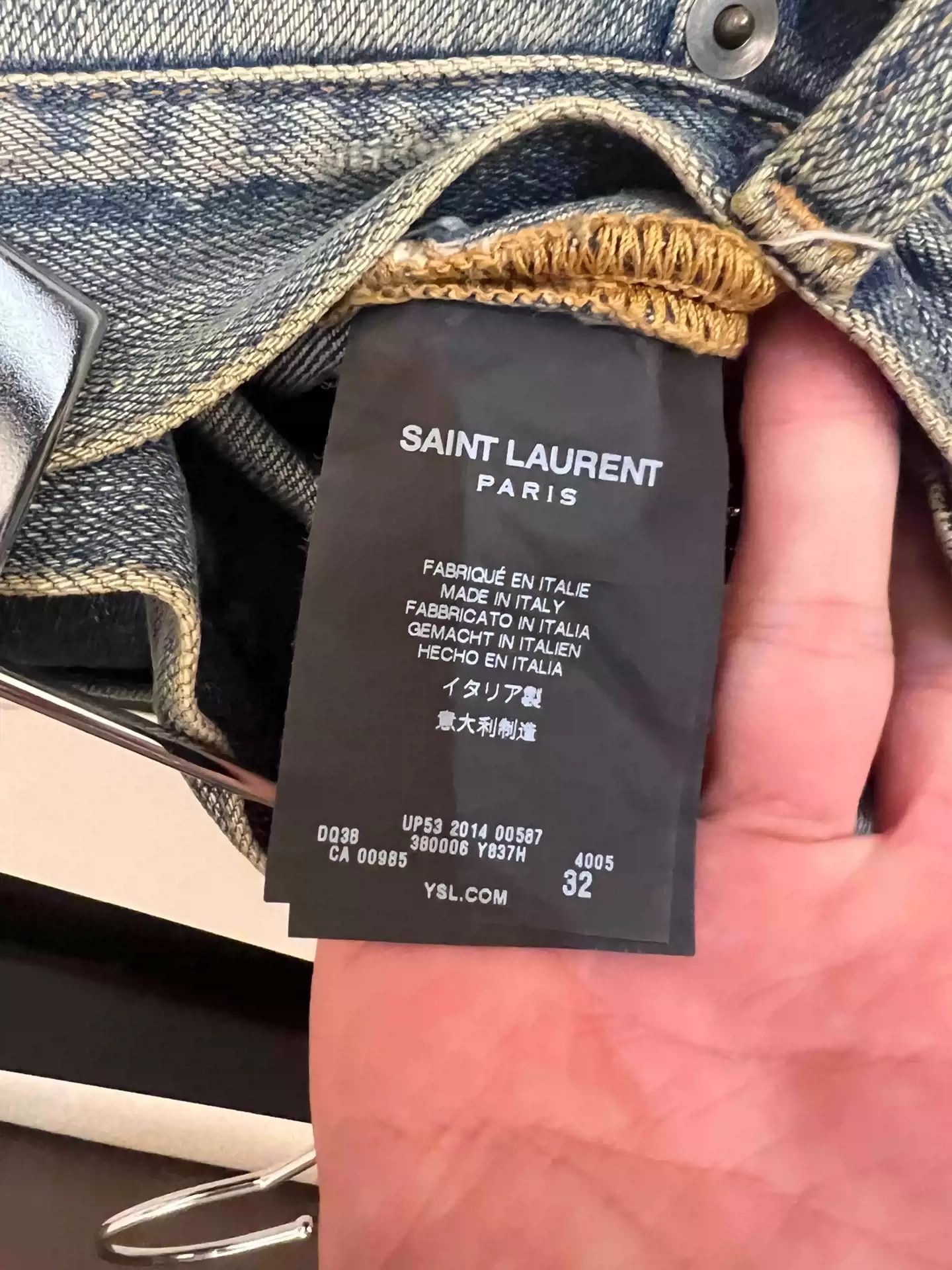 Saint Laurent Paris Saint Laurent 2014ss Four cut jeans Size US 32 / EU 48 - 3 Thumbnail