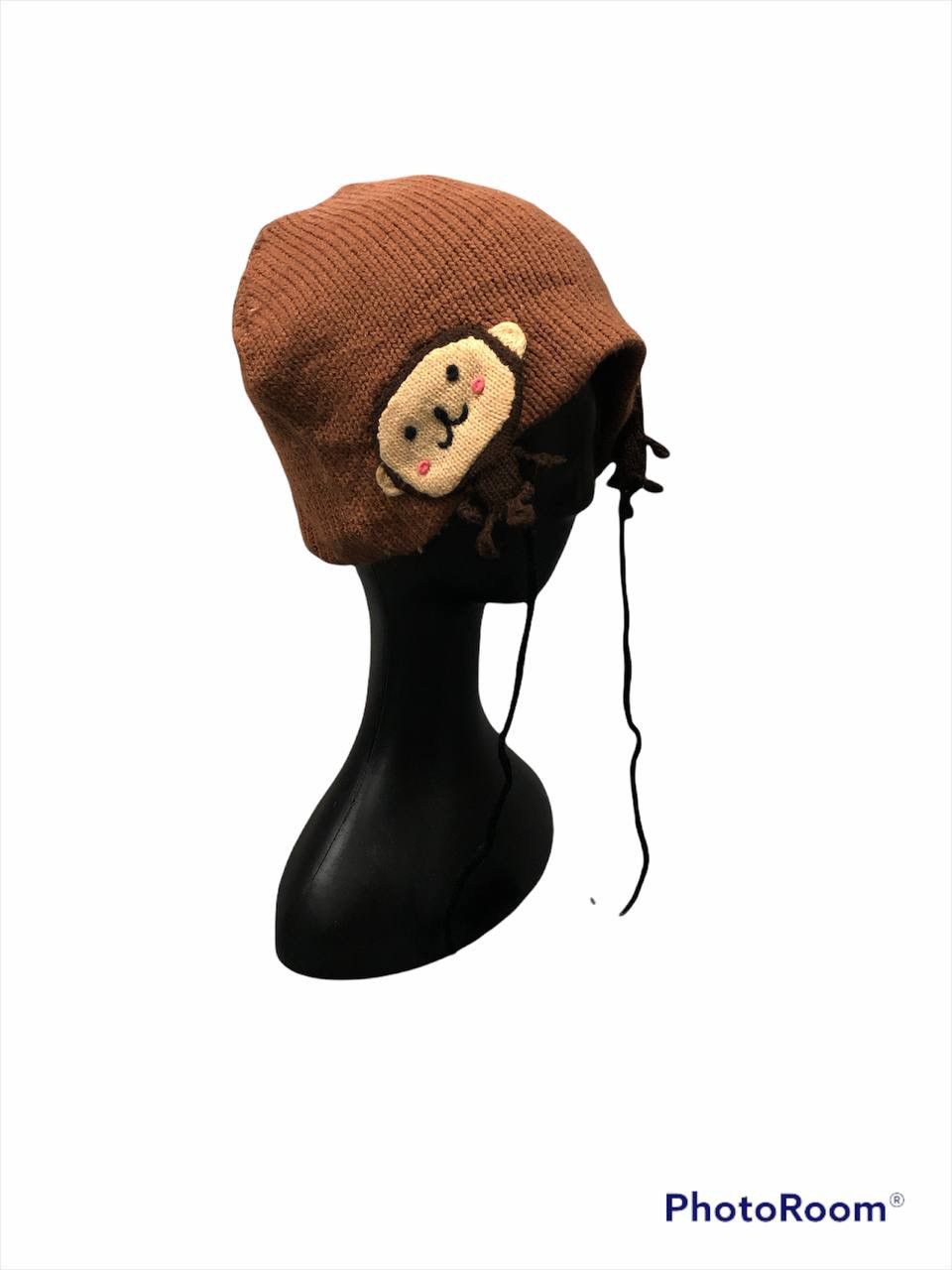 Vintage Smile Bear Beanie Hat Size ONE SIZE - 2 Thumbnail