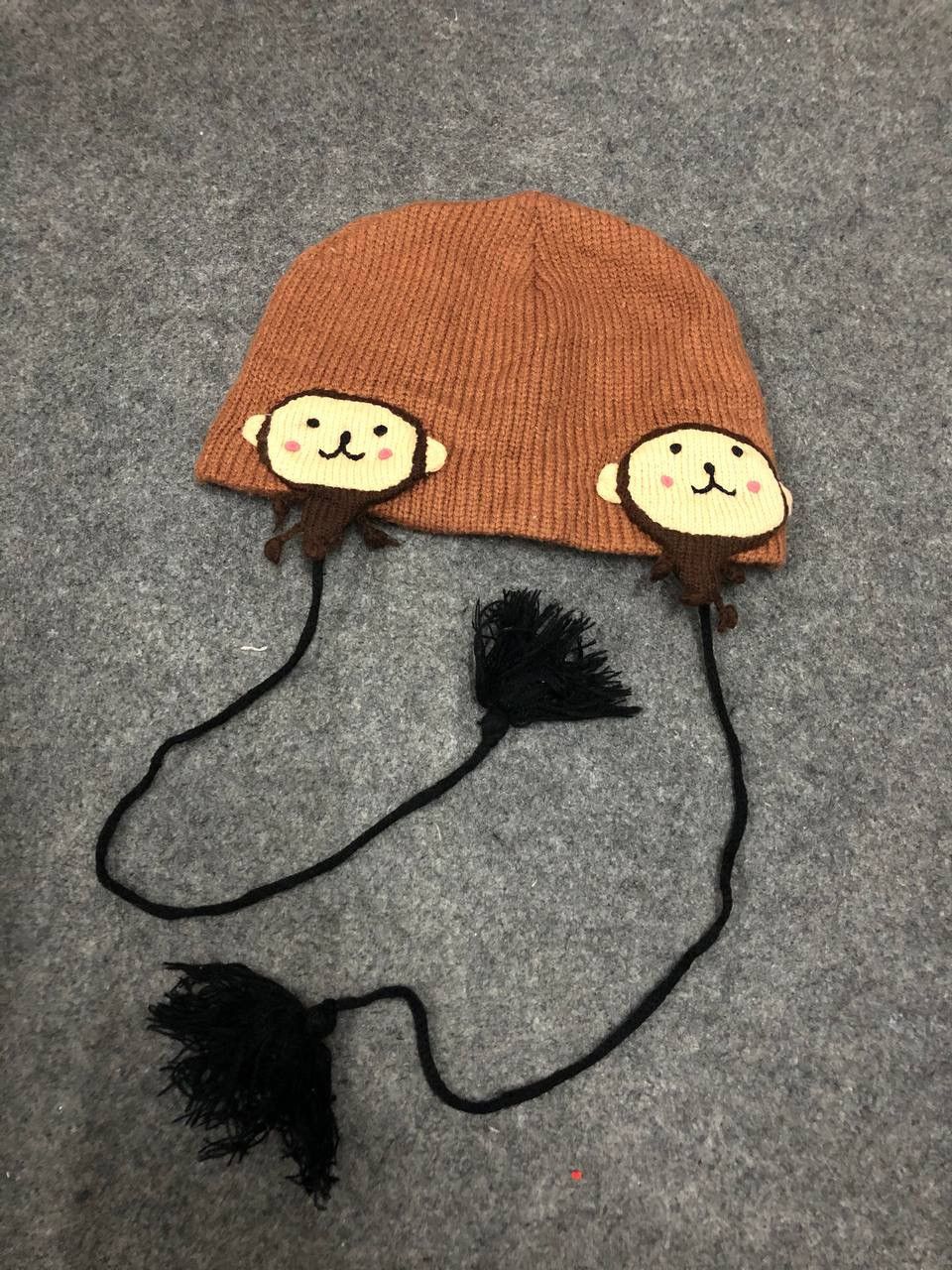 Vintage Smile Bear Beanie Hat Size ONE SIZE - 5 Thumbnail