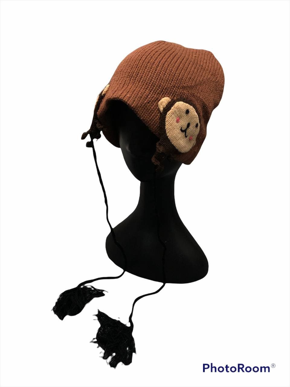 Vintage Smile Bear Beanie Hat Size ONE SIZE - 4 Thumbnail