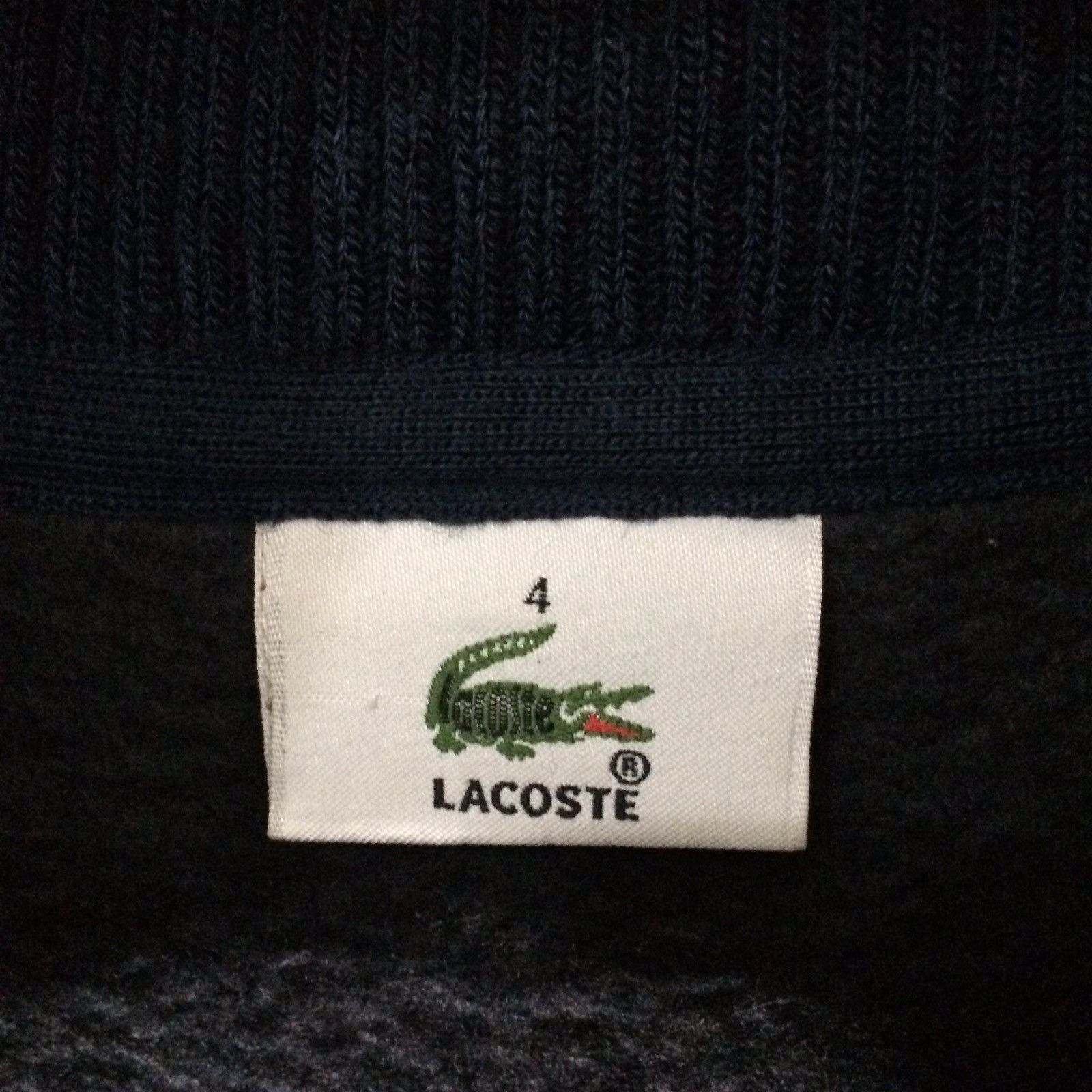 Lacoste × Vintage Vintage Lacoste Small Logo Sweatshirt Size US L / EU 52-54 / 3 - 3 Thumbnail
